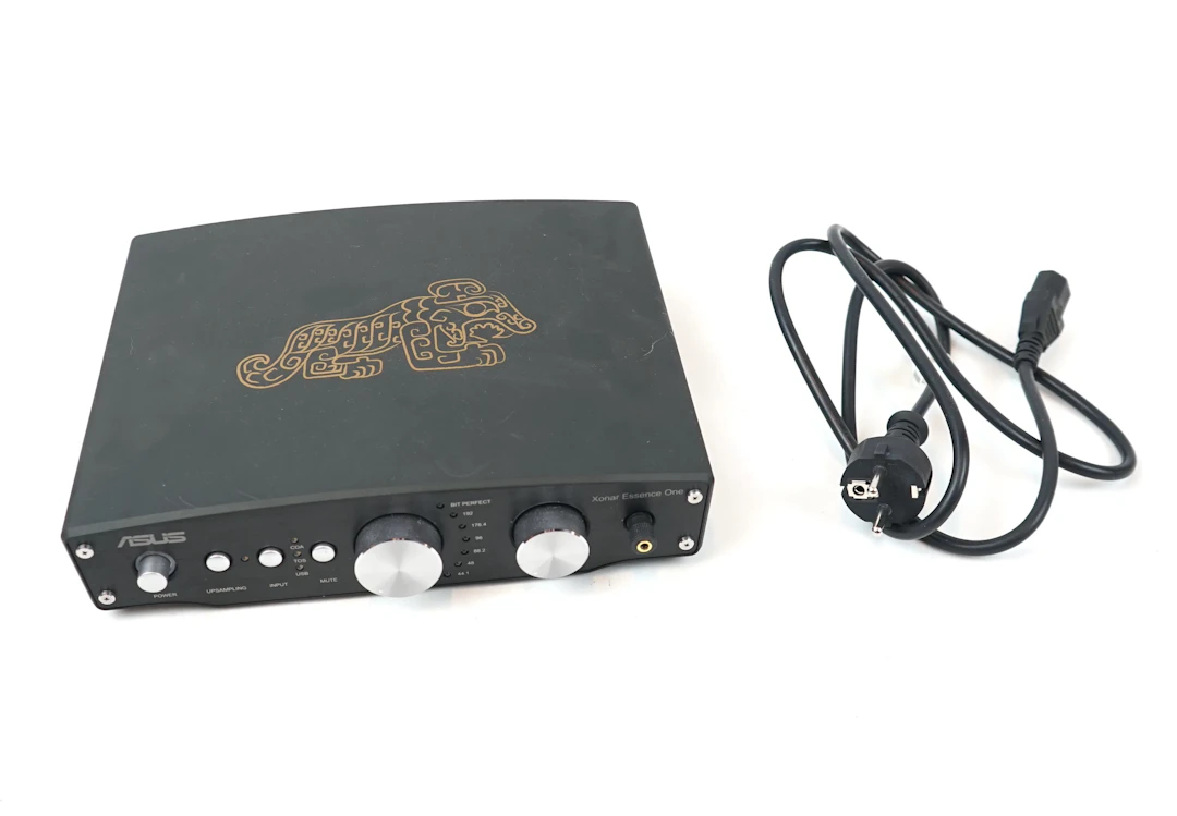 Headphone amplifier, Asus Xonar Essence One.