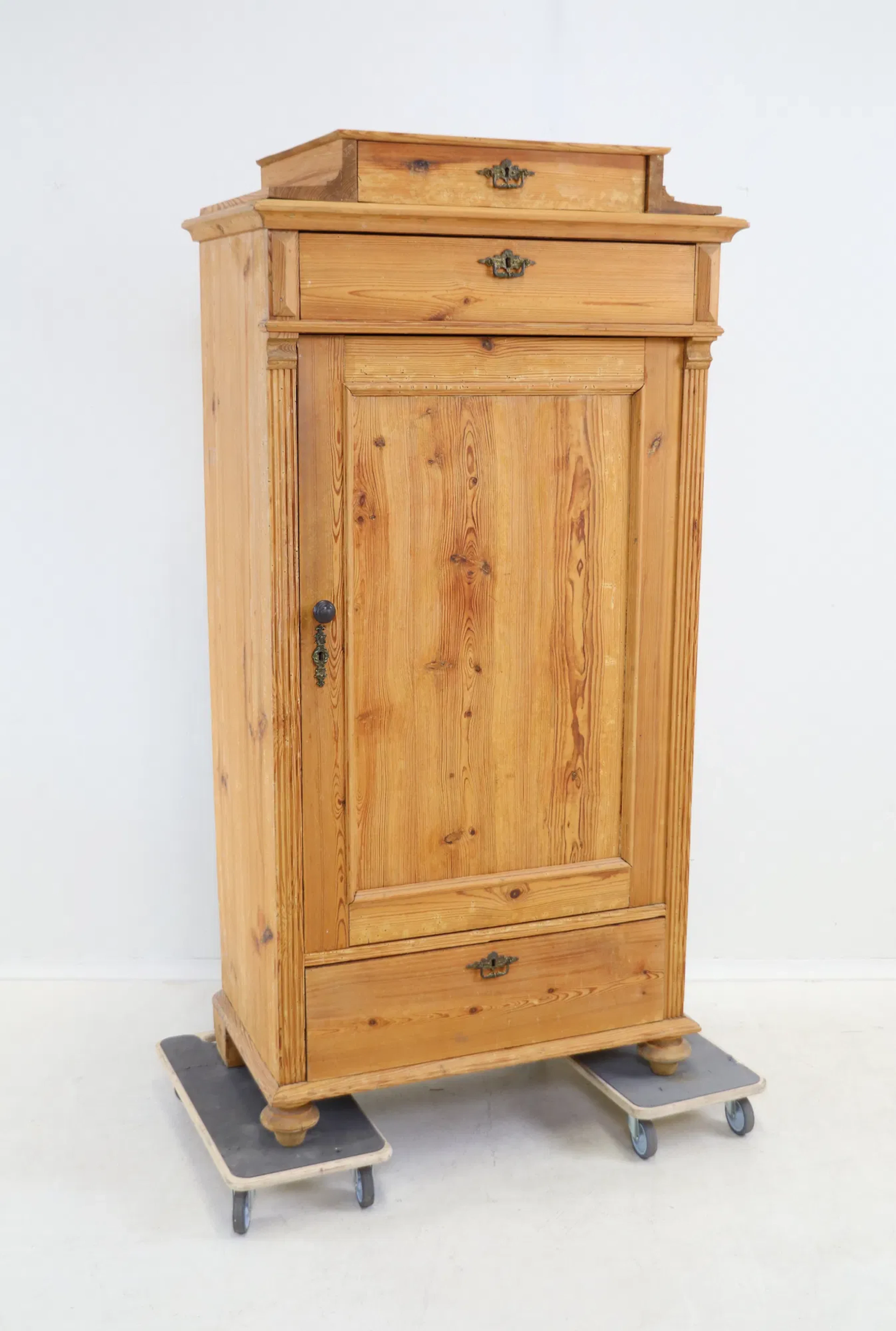 Wardrobe, finished pine.