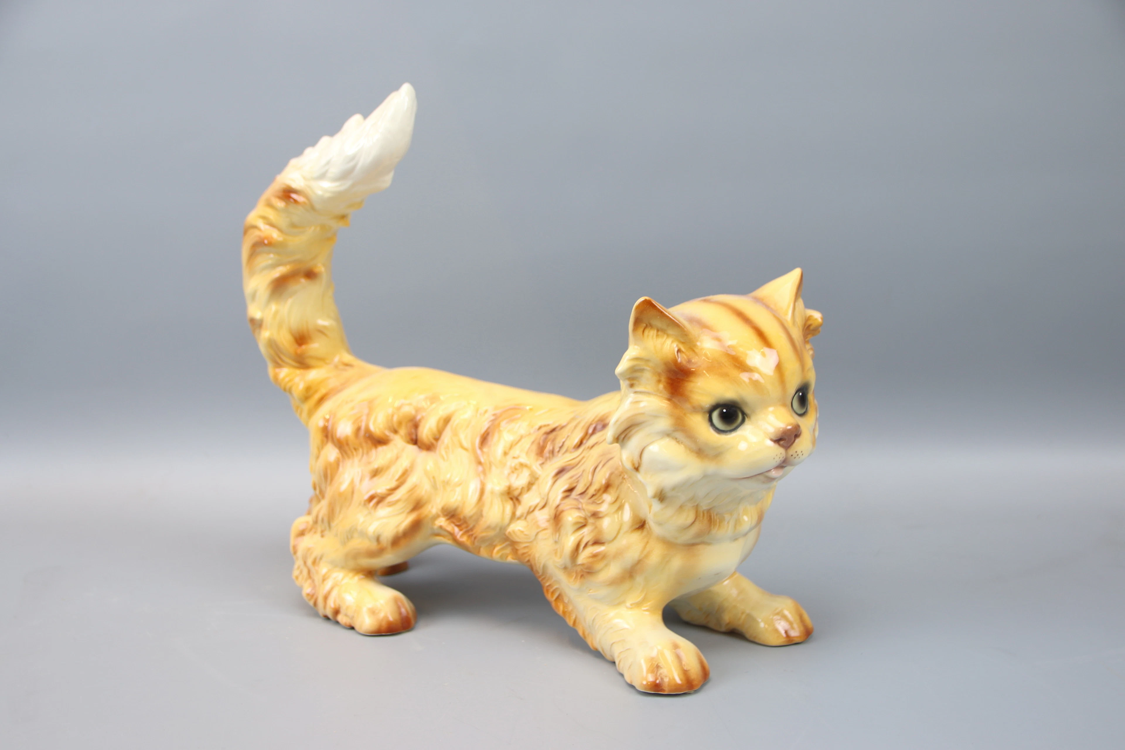 Figur, Katze, Porzellan, Goebel.