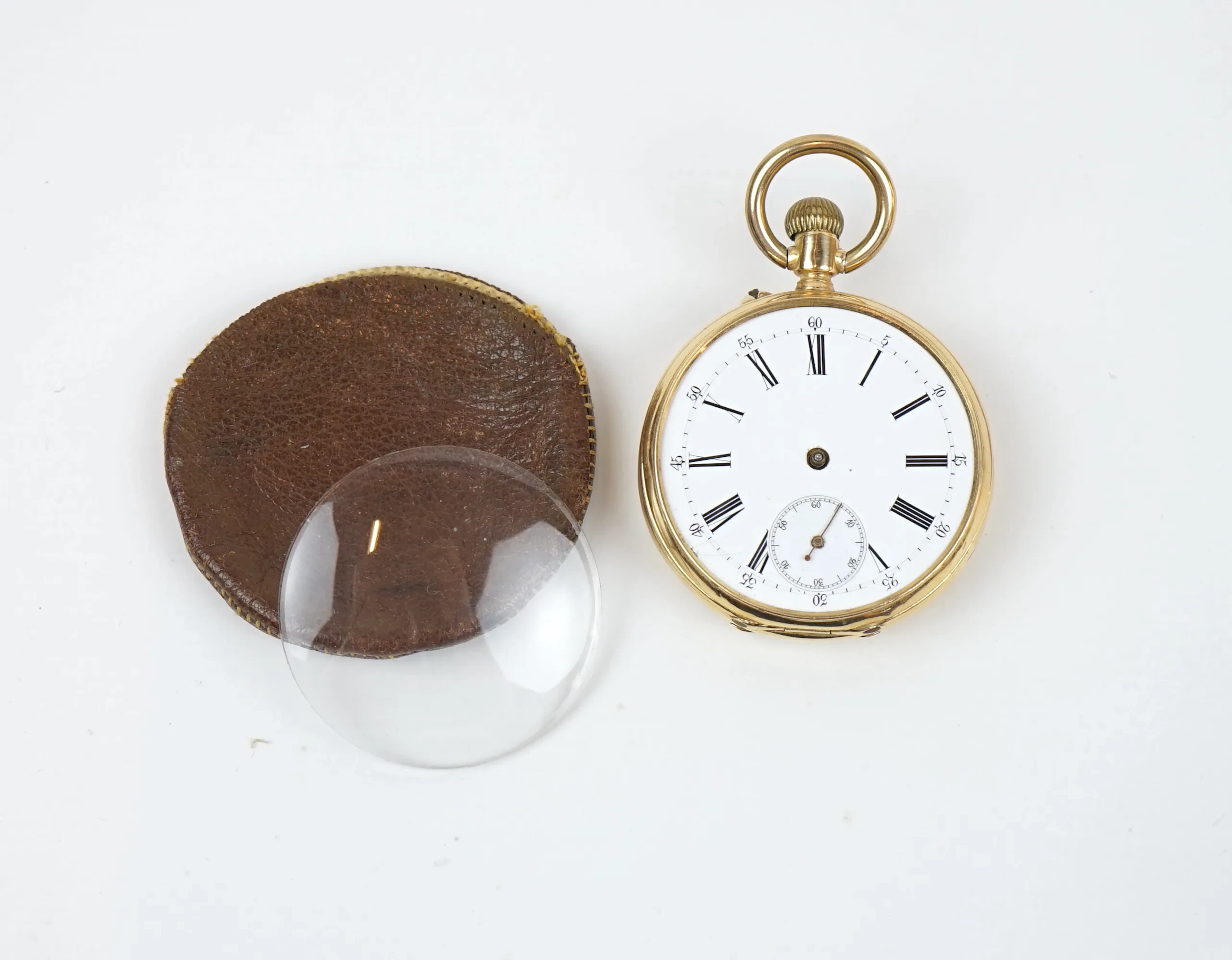 Reloj de bolsillo, oro de 18 quilates.