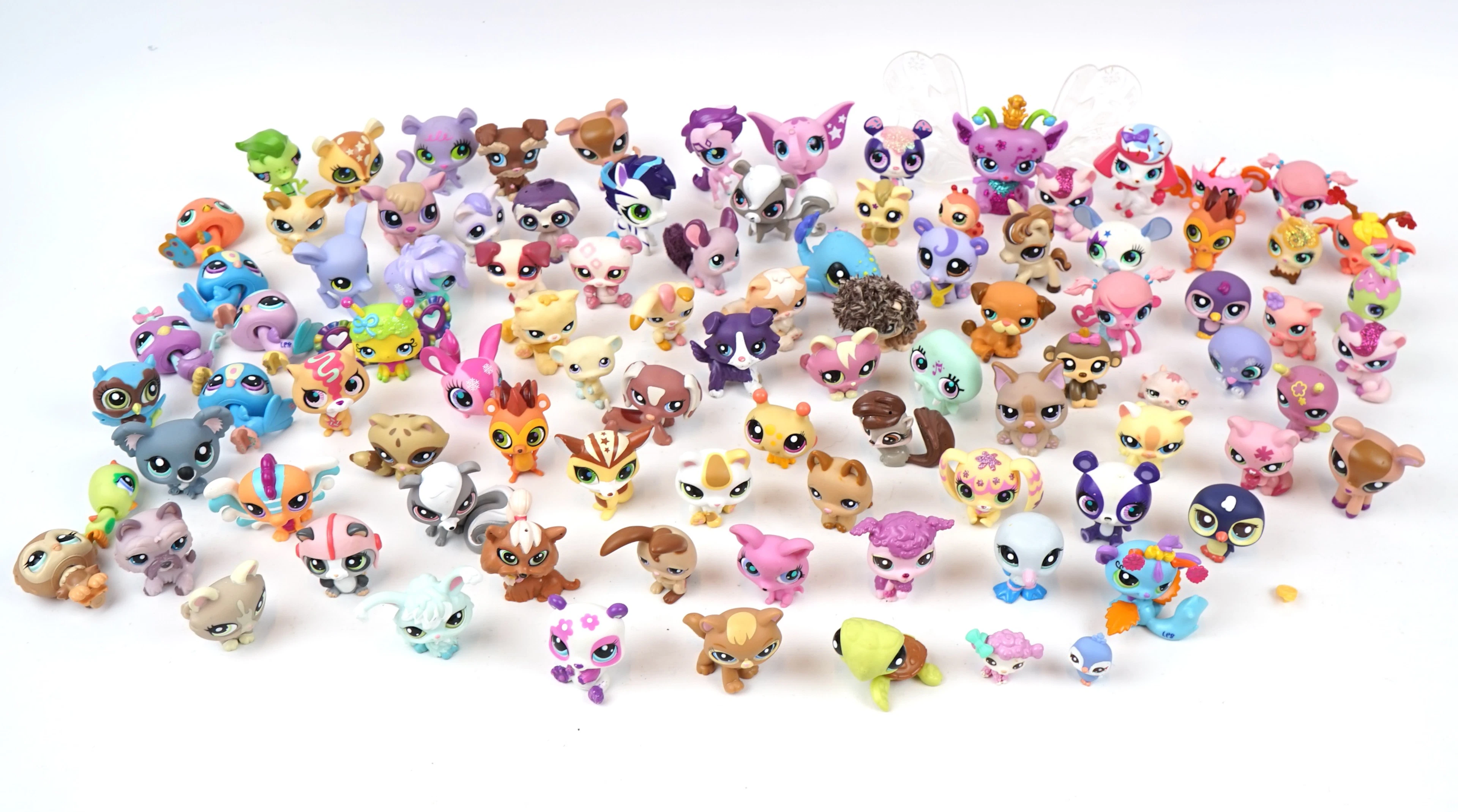Littlest Pet Shop, statuine giocattolo, plastica, tante, Hasbro.
