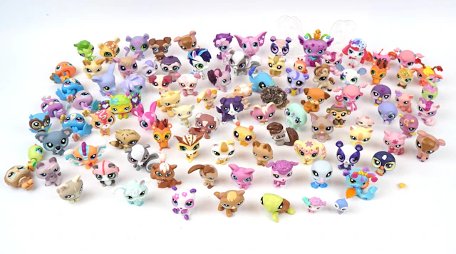 Smallst Pet Shop, figuras de juguete, plástico, mucho, Hasbro.