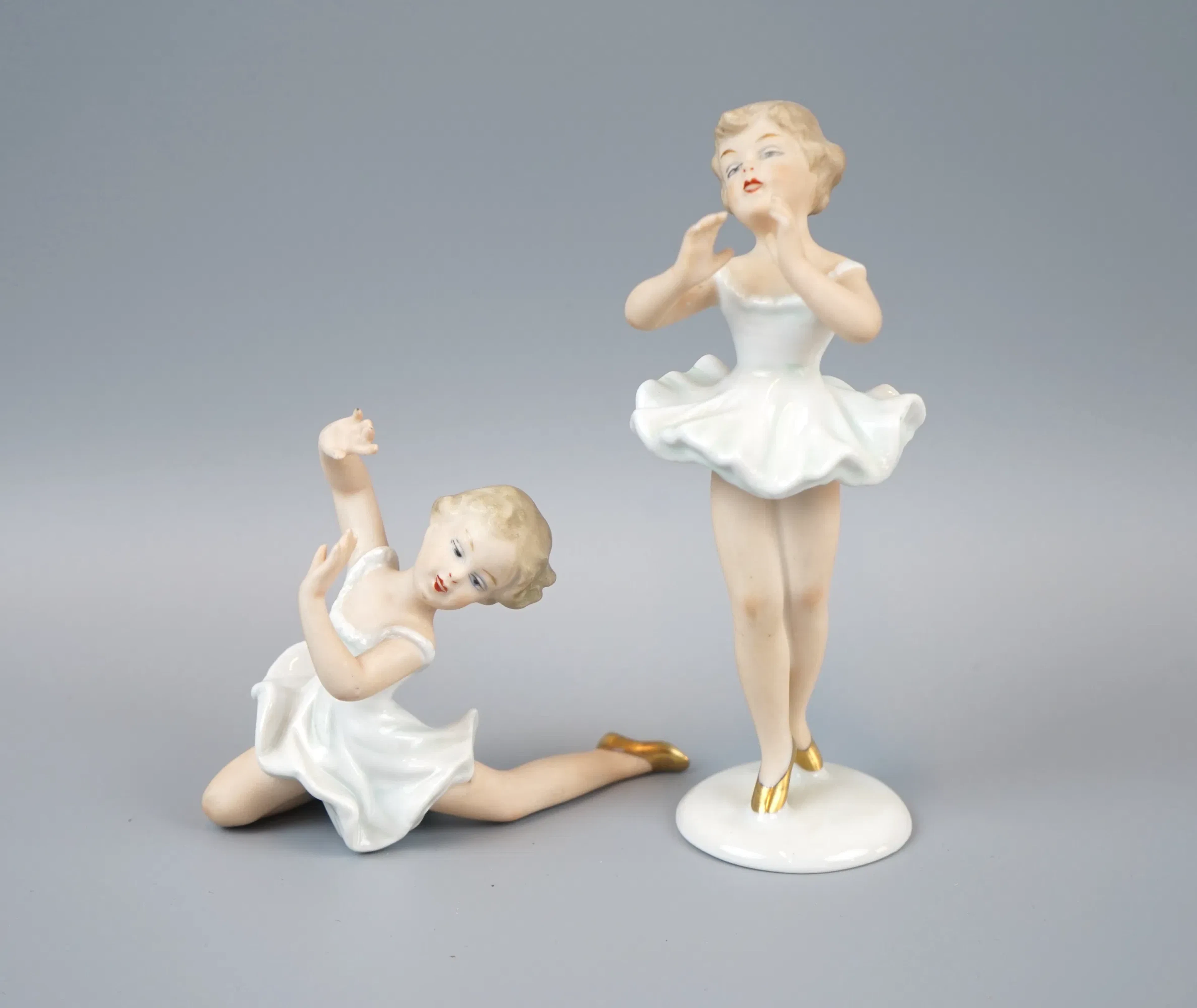Figuren, 2 Stück, Porzellan, Wallendorf.