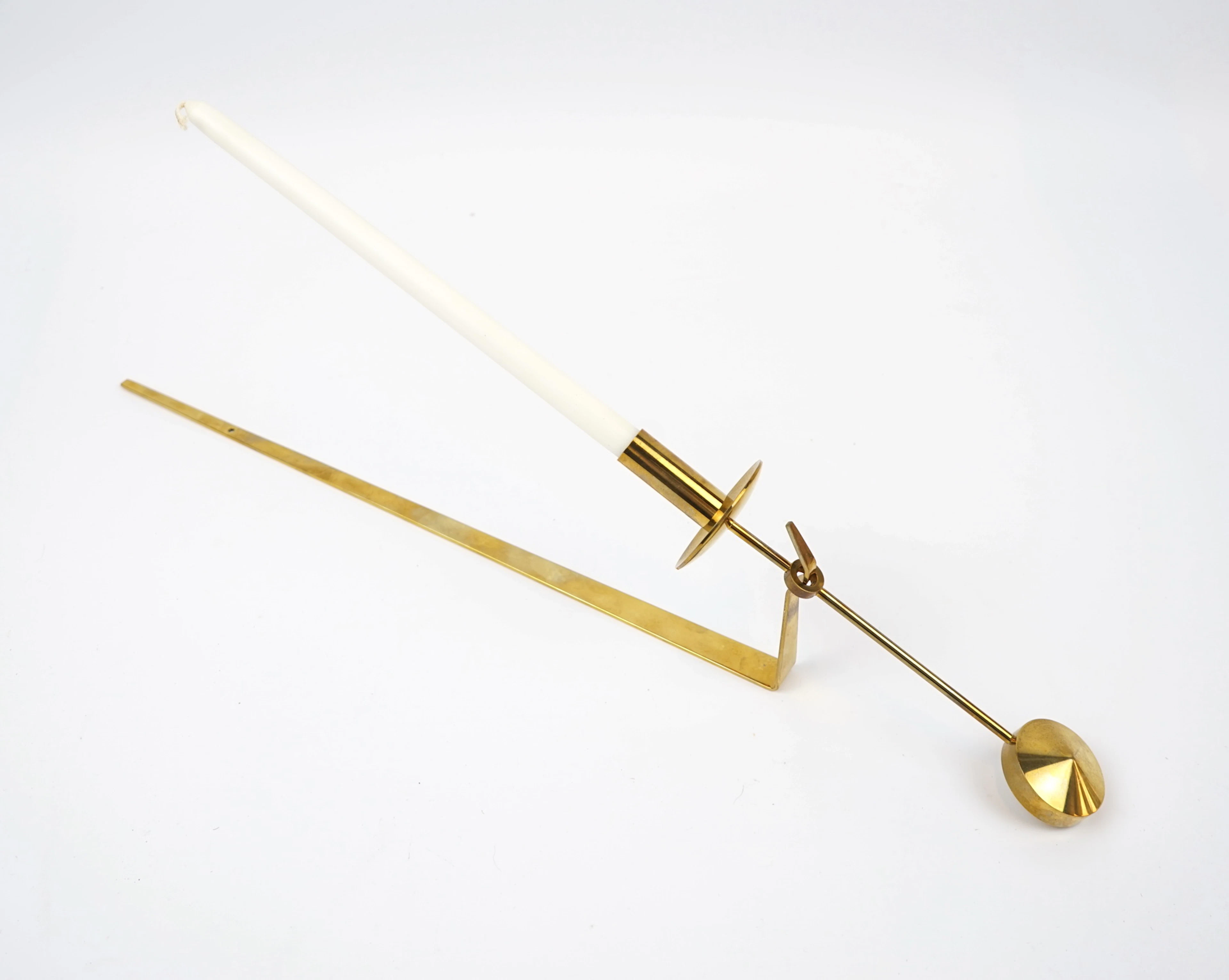 Pierre Forsell, ein Messing-Wandleuchter, "Pendeln", Skultuna.