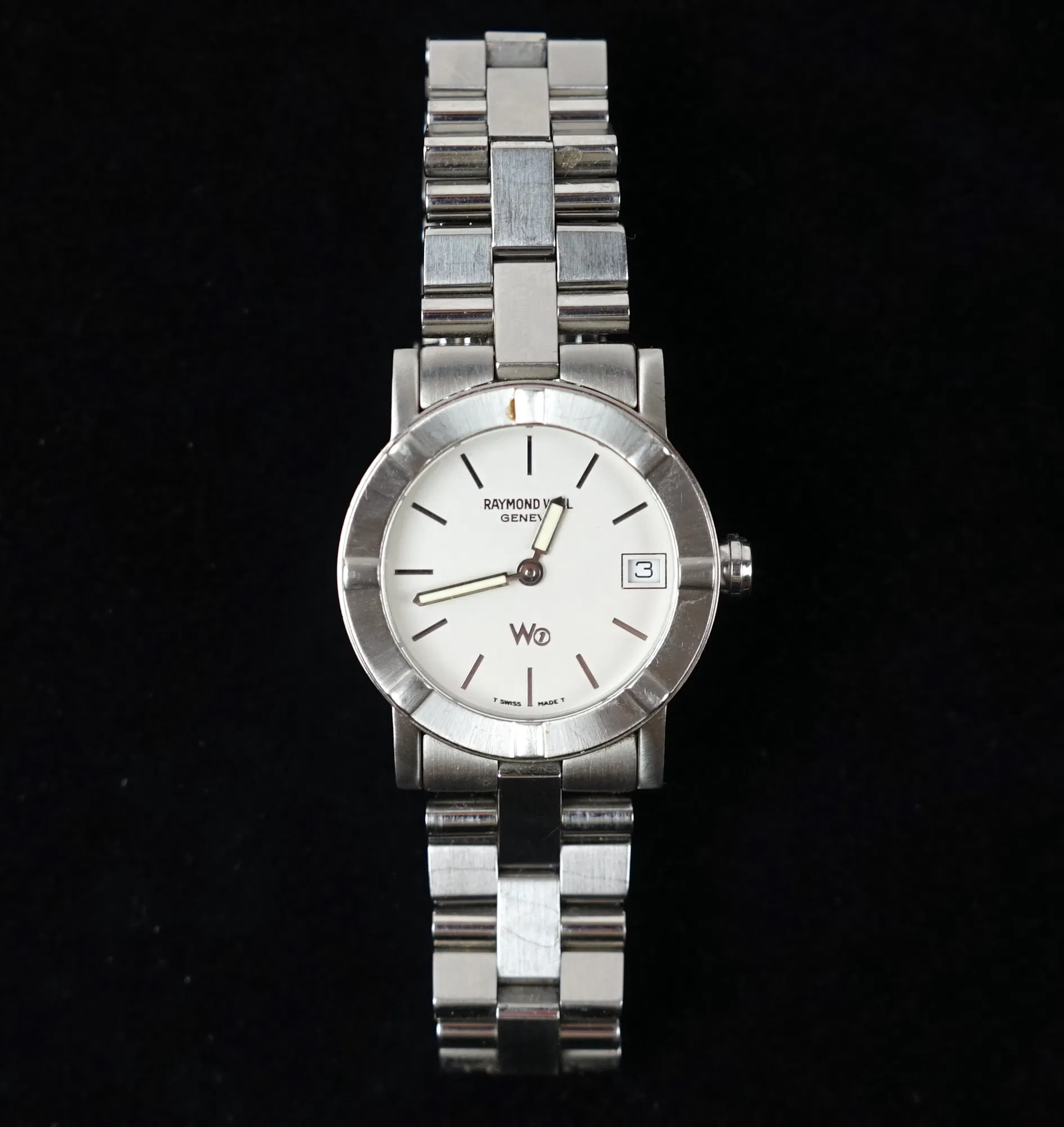 Raymond Weil, reloj de pulsera, Parsital W1, 300, cuarzo, acero inoxidable/cristal zafiro.