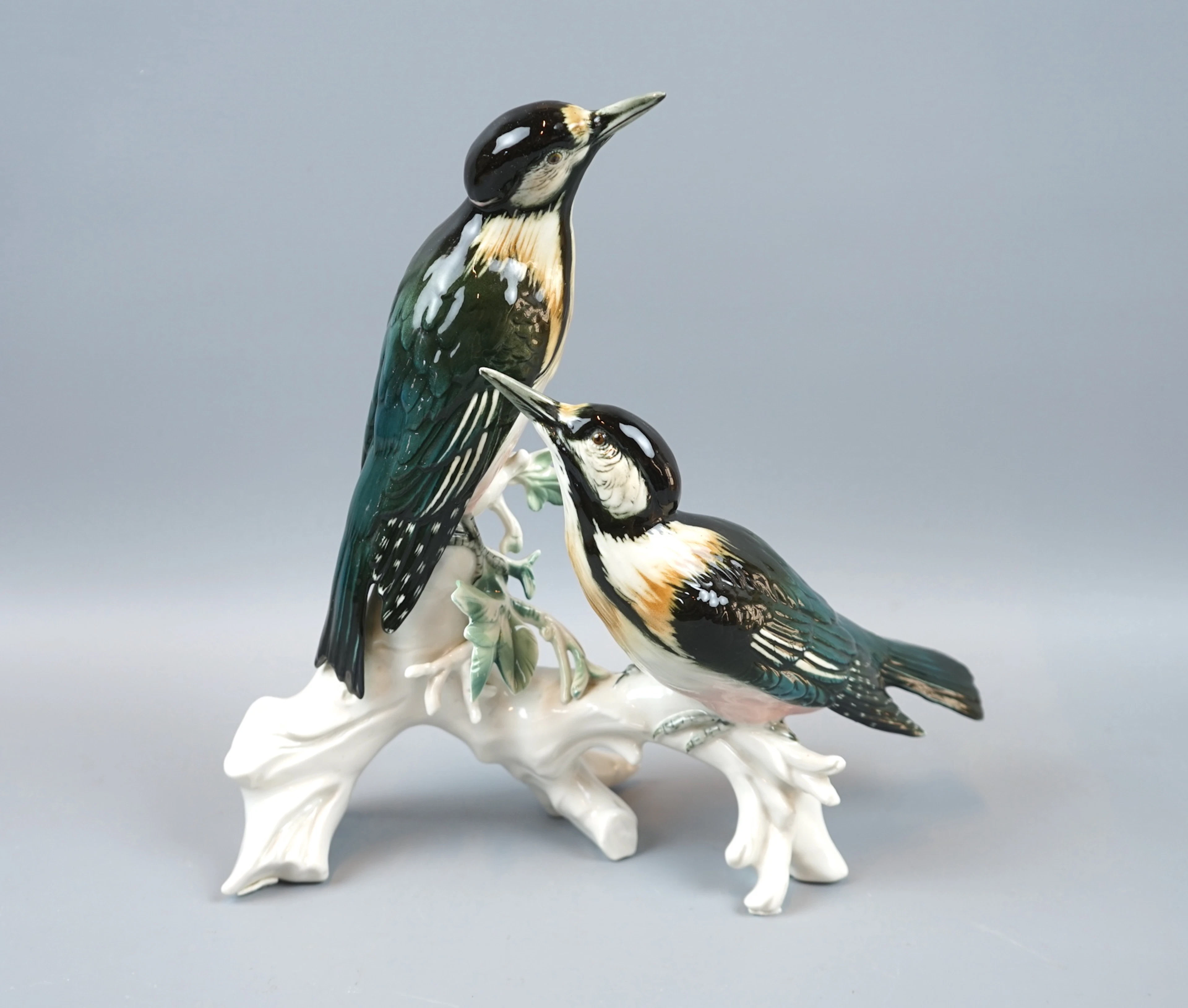 Figuren, Vögel, Porzellan.