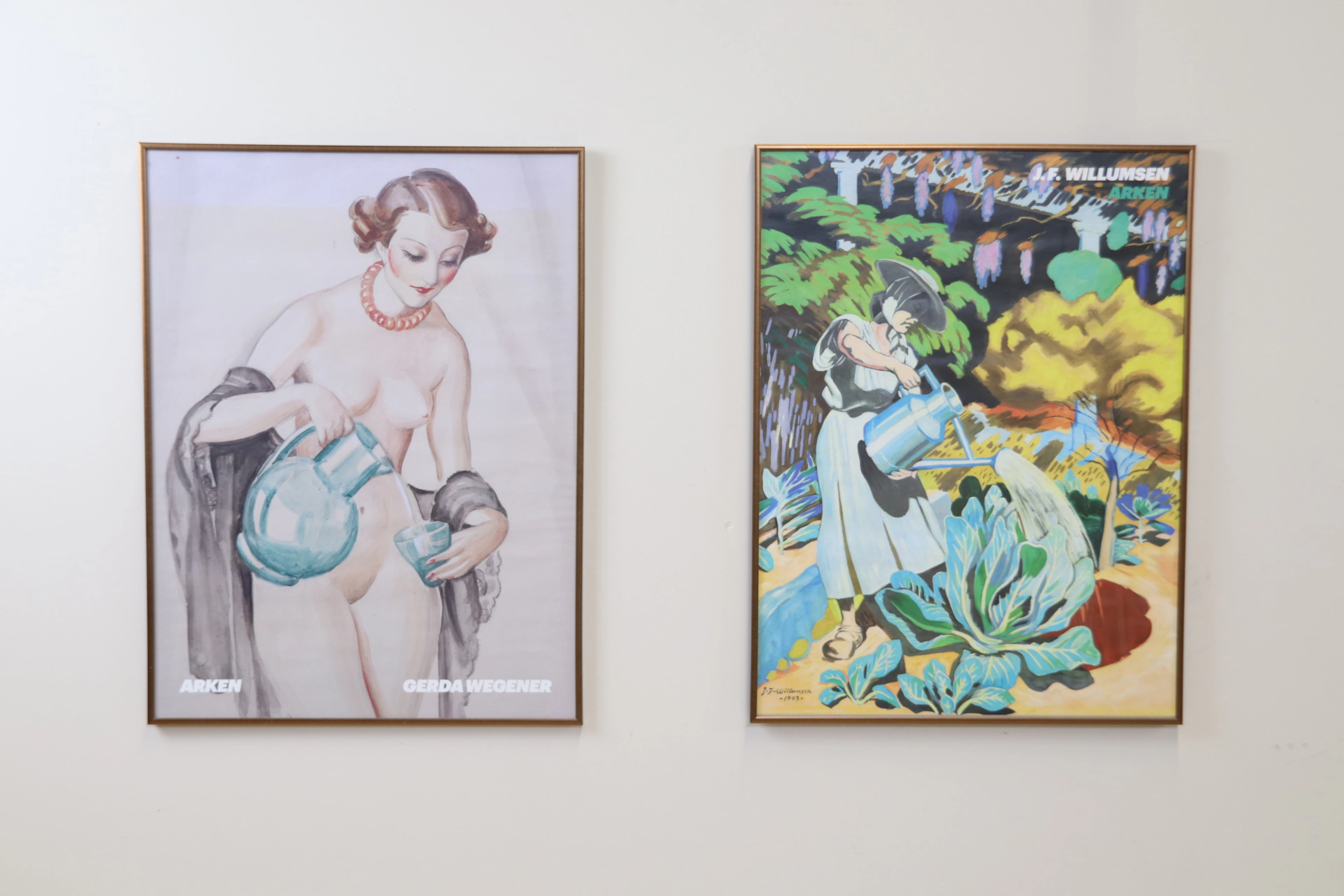 Carteles, 2 artículos, Museo ARKEN de Arte Contemporáneo, Dinamarca.