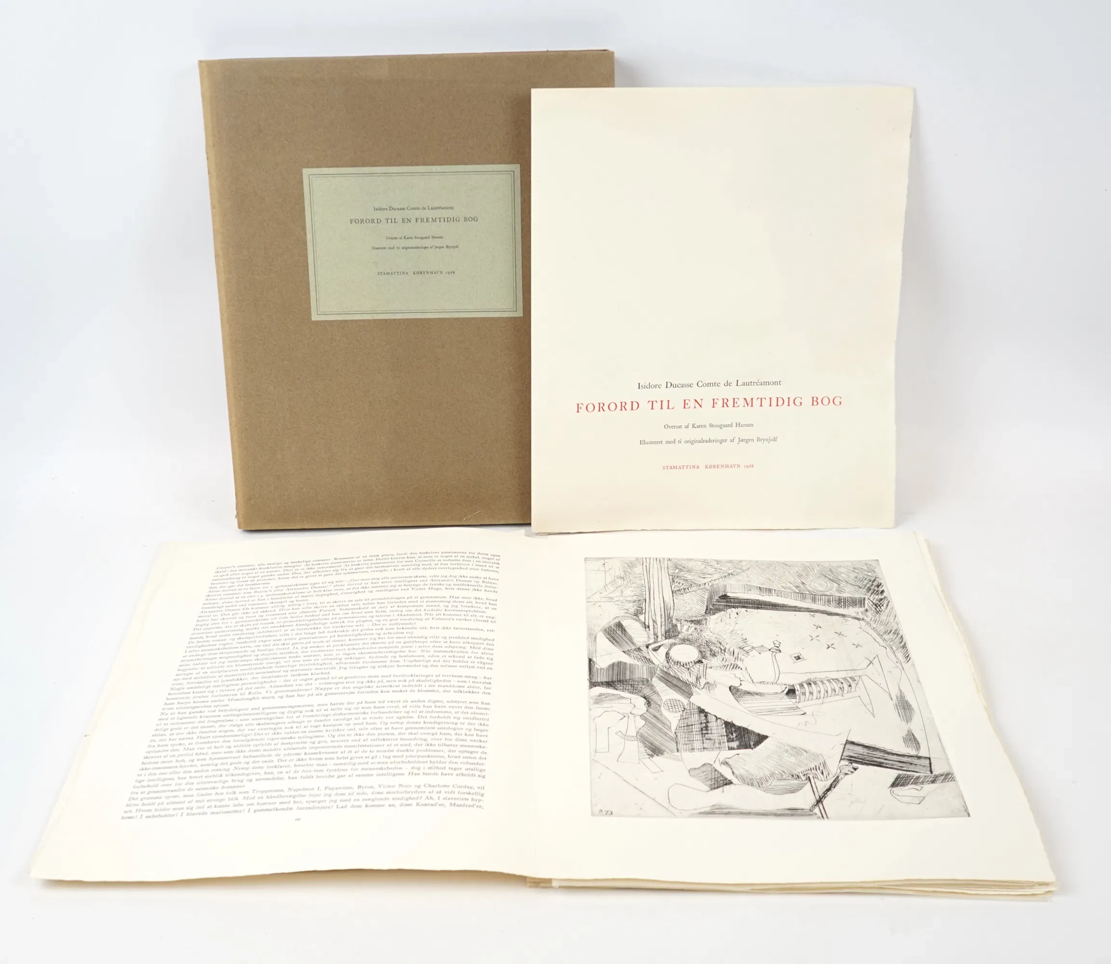 "Preface to a future book" about Isidore Ducasse Comte de Lautrémont