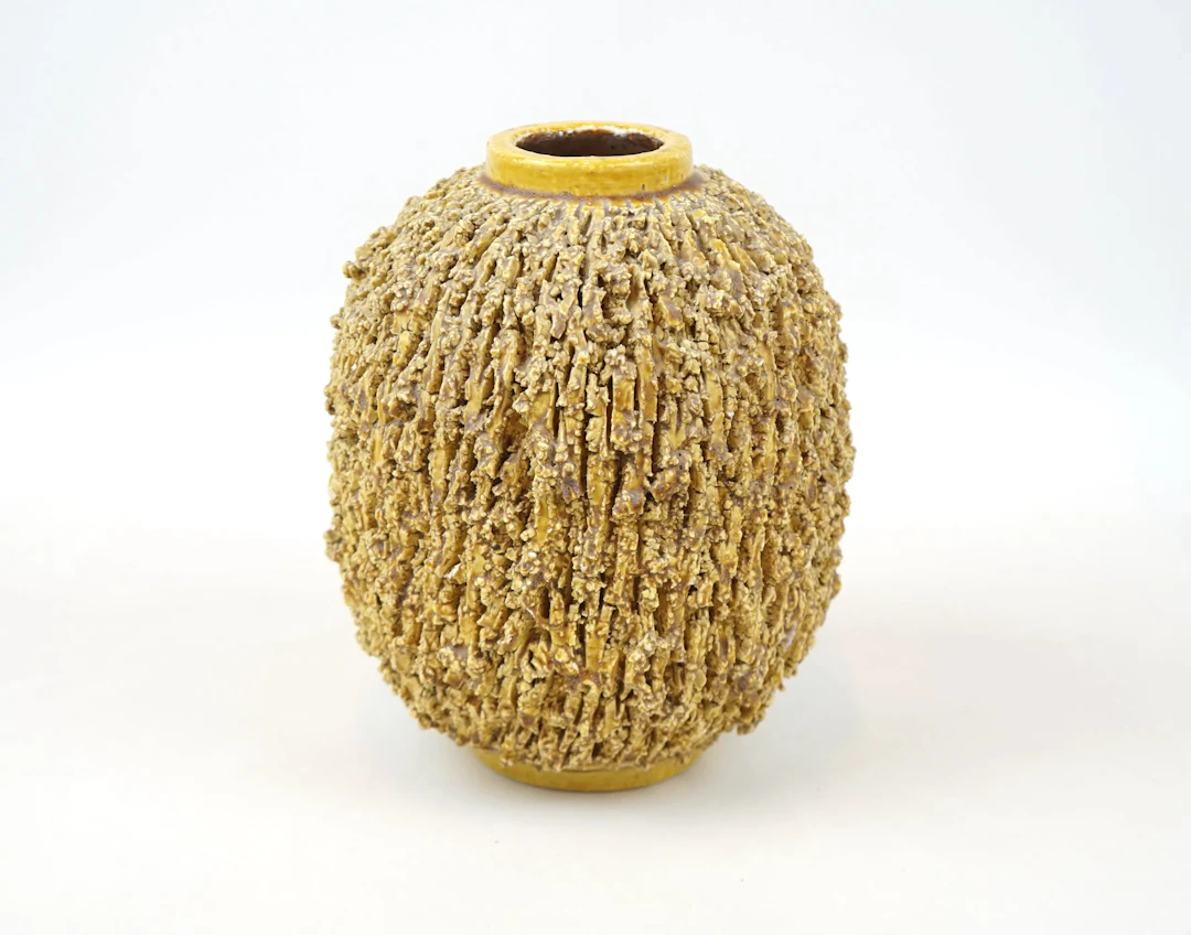 Gunnar Nylund, a stoneware vase, ''Chamotte'', Rörstrand.