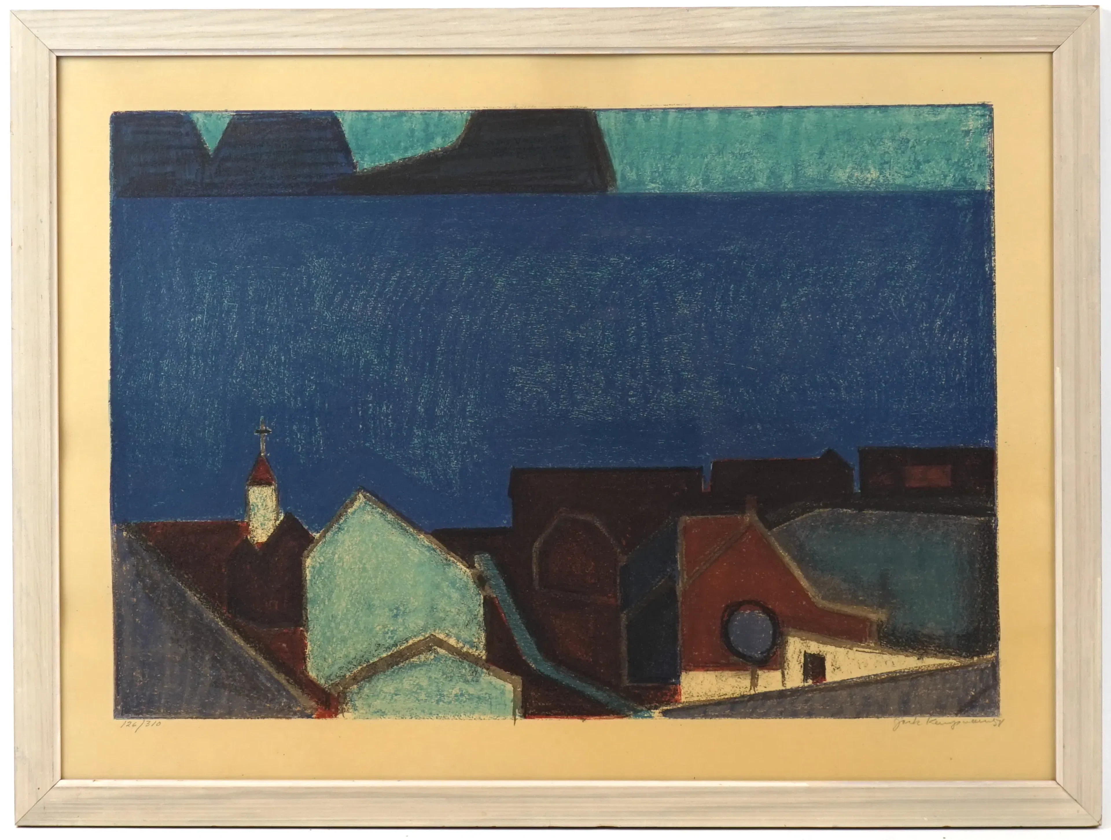 Jack Kampmann, lithograph 126/310, signed.