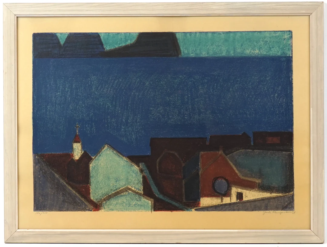 Jack Kampmann, lithograph 126/310, signed.