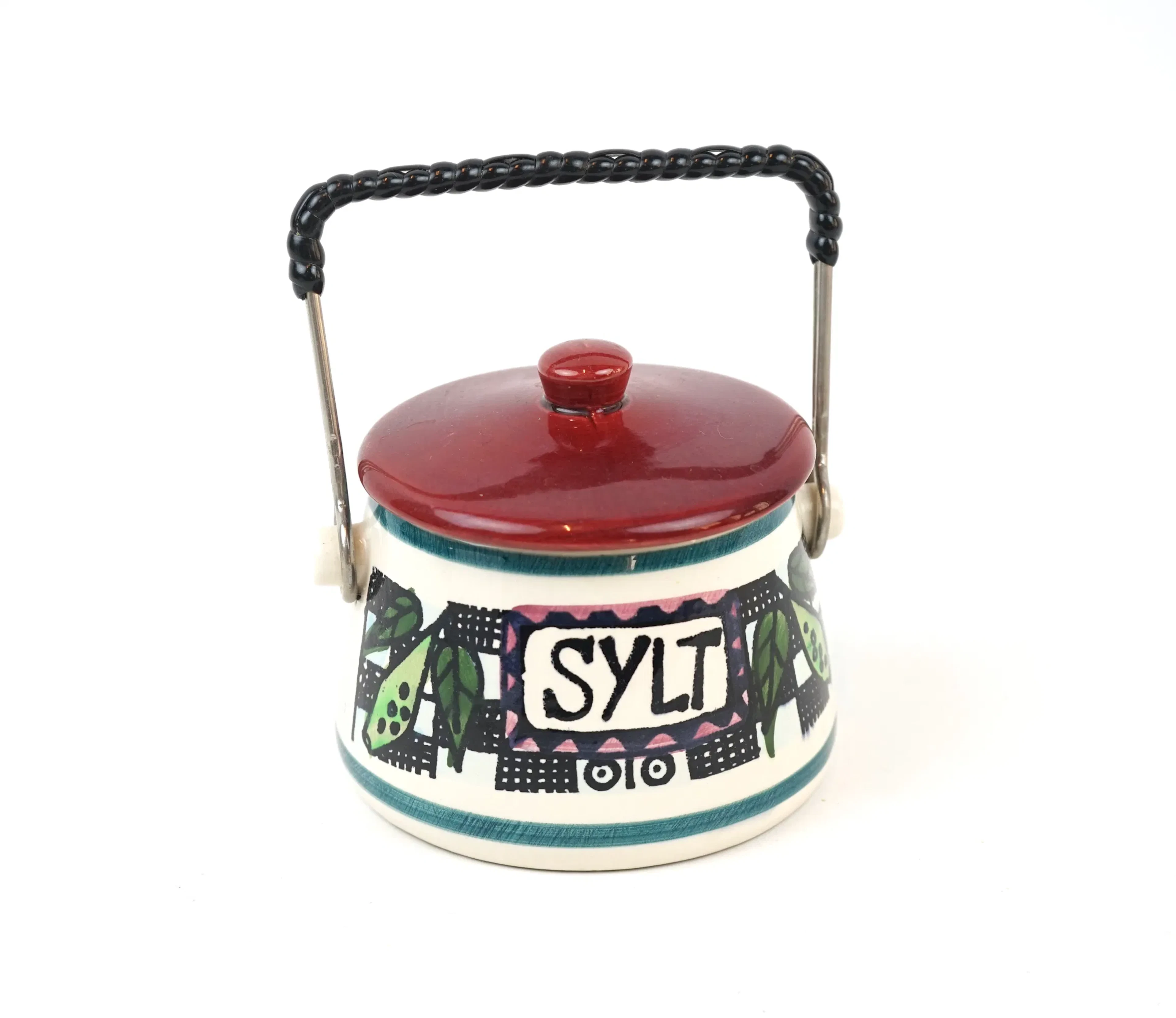 Edvin Jarup, jam jar, porcelain, Deco Hälsingborg.