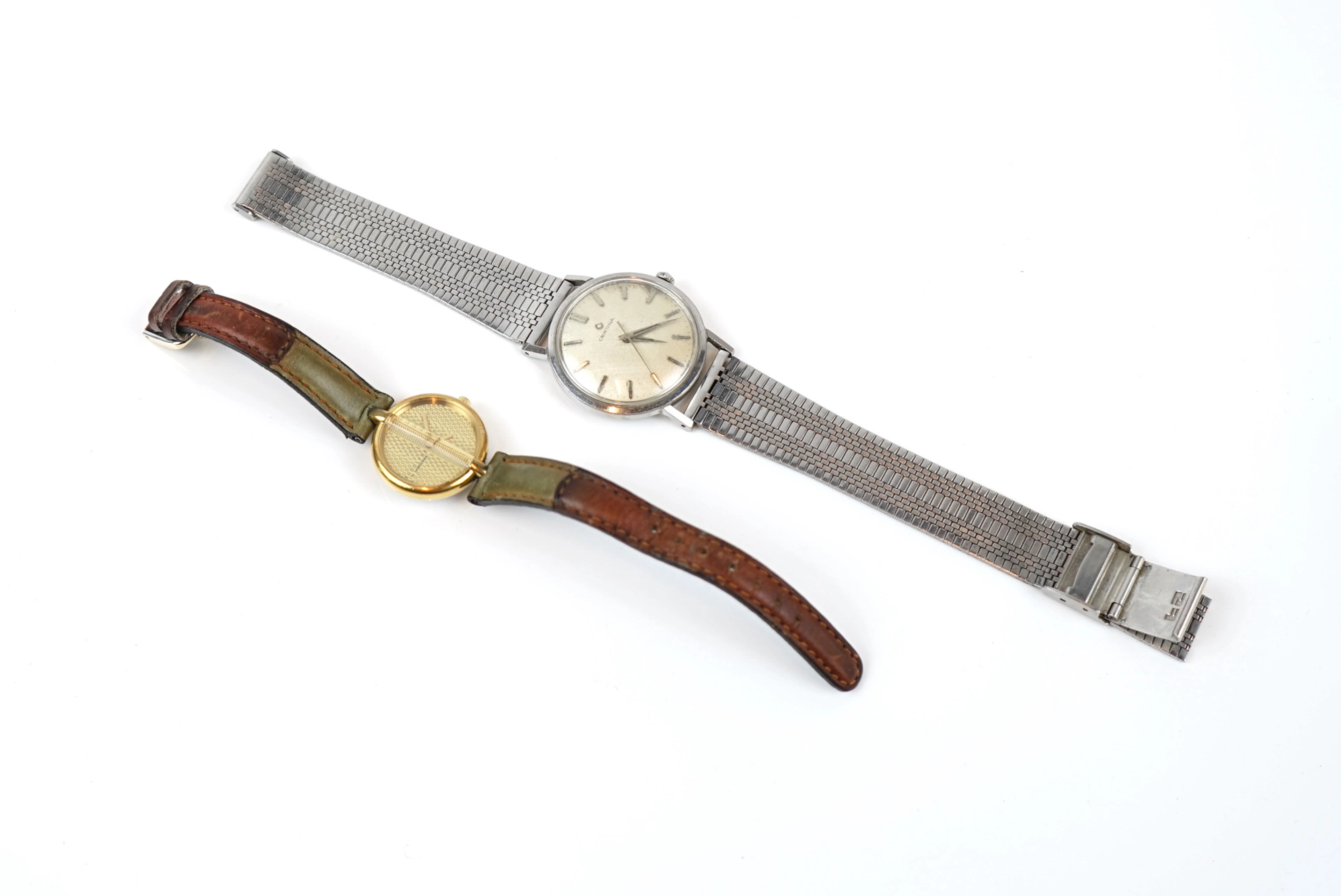 Relojes de pulsera, 2 piezas, Rodolphe de Longines y Certina.