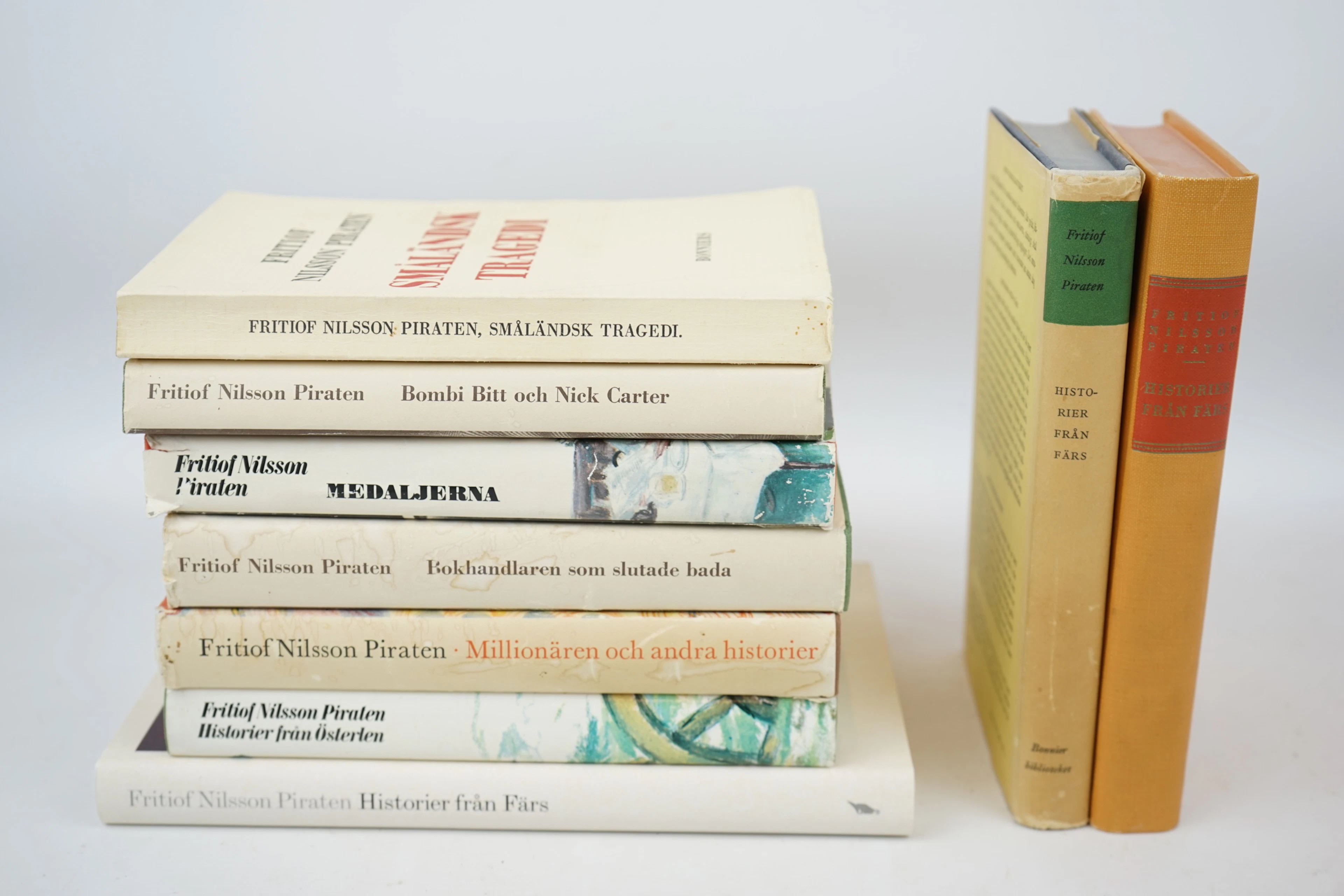 Fritiof Nilsson Der Pirat, Bücher, 9 Teile.