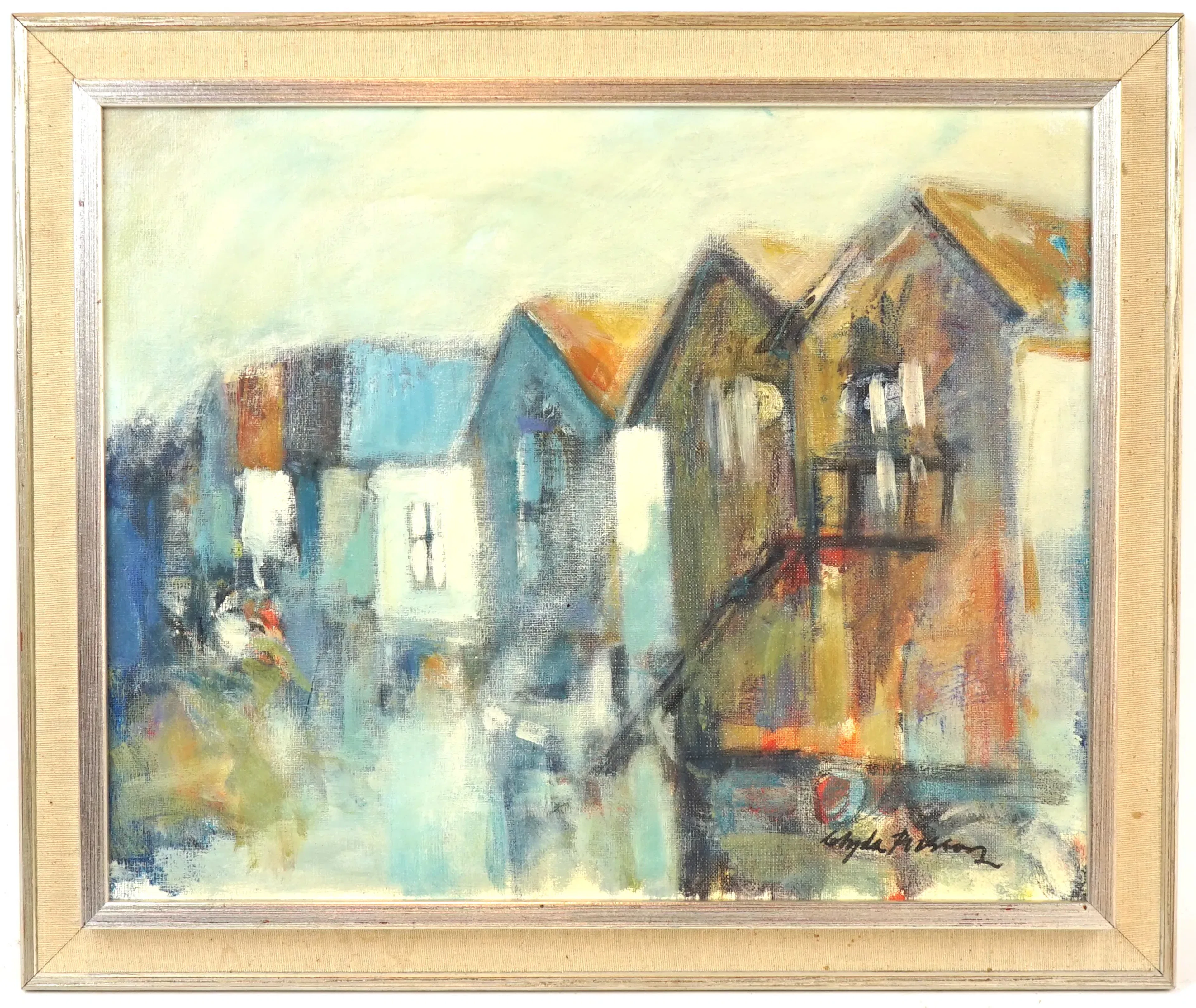Clyde Persson, oil on canvas, signed.