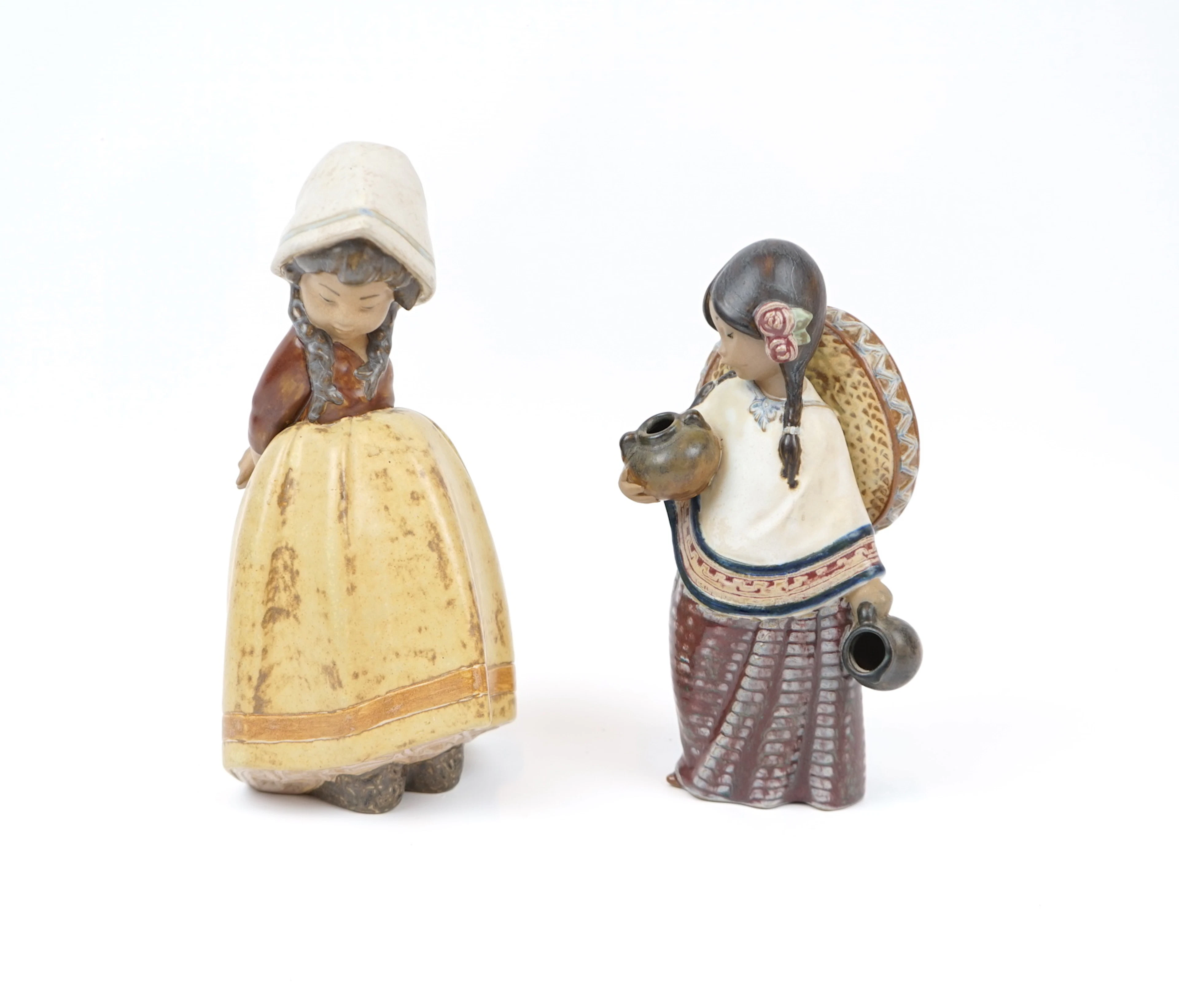 Figurines, 2 pièces, Lladro, Espagne.