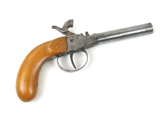 Percussion lock pistol, 1800s/1900s.
