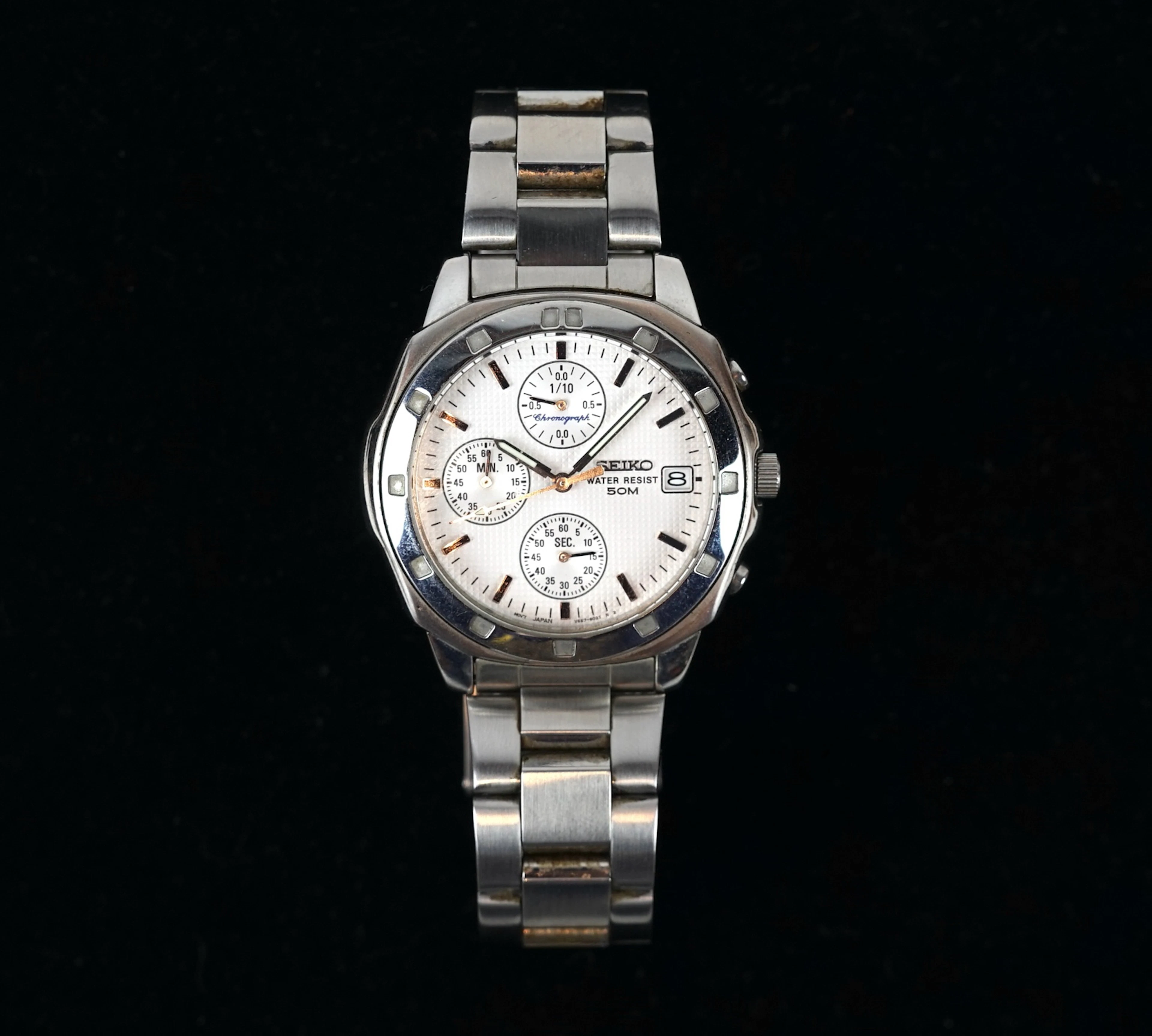 Montres-bracelets, messieurs, Seiko.