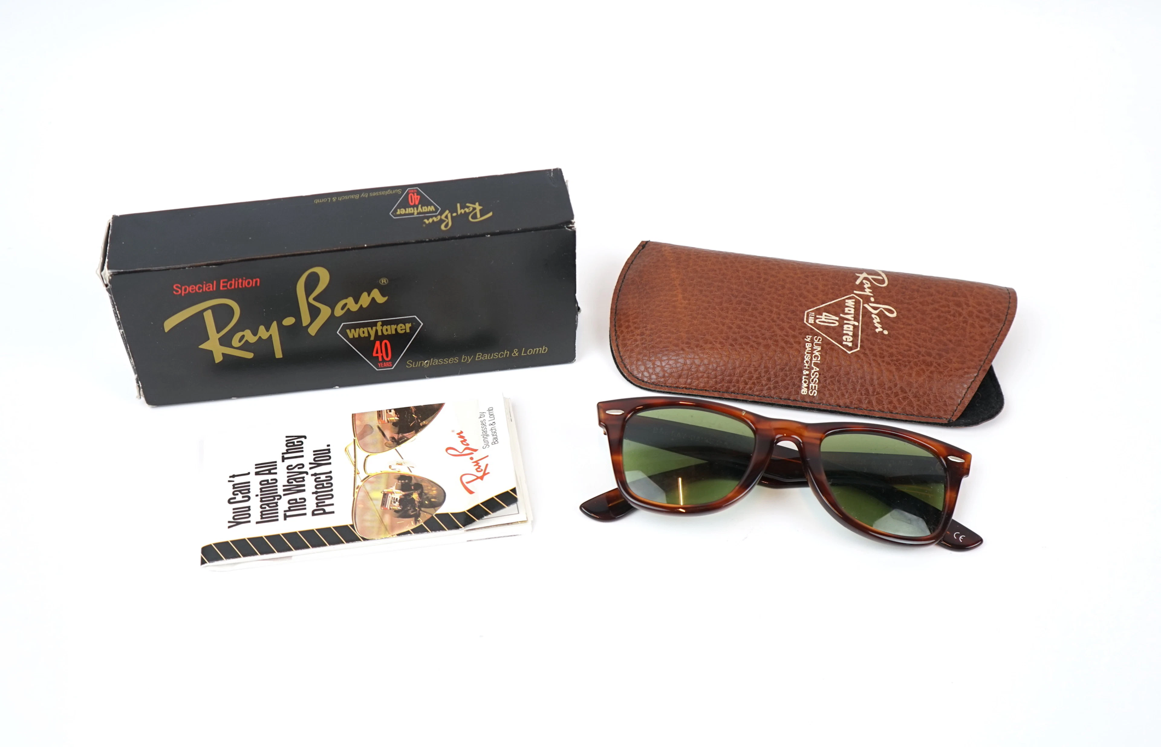 Bausch & Lomb, Sonnenbrille, Ray-Ban Wayfarer seit 40 Jahren.