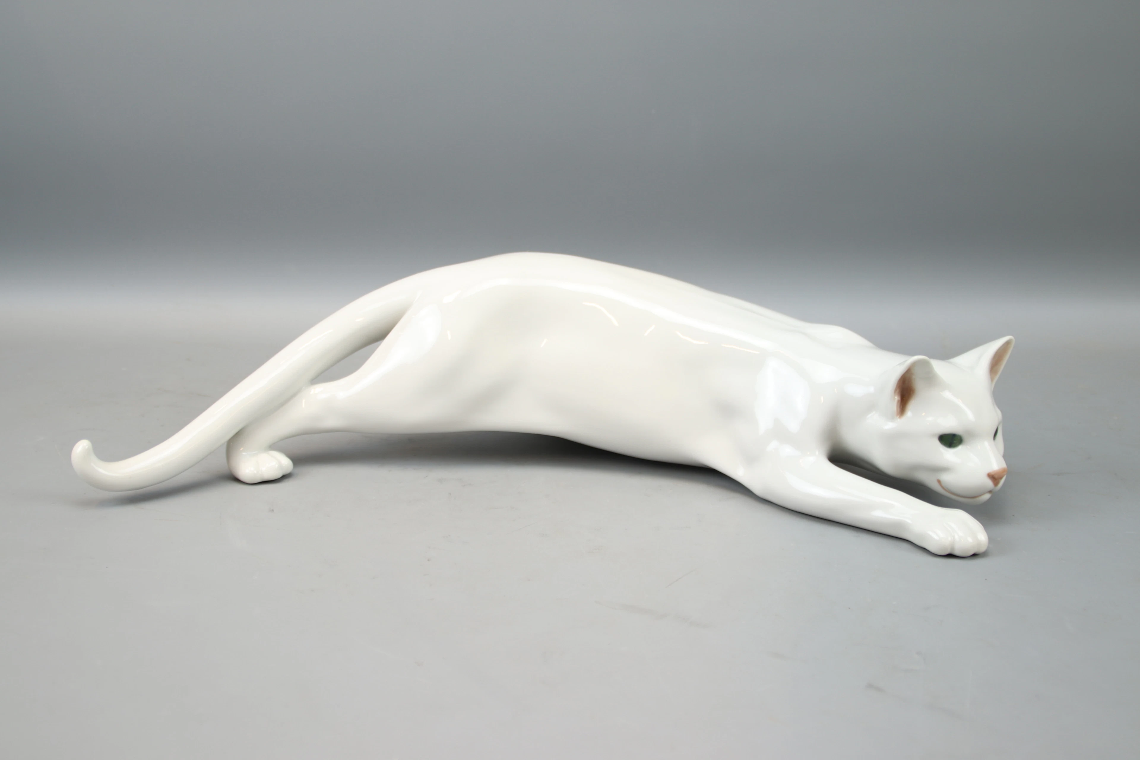 Carl Frederik Liisberg, Figur, Katze, Porzellan, Royal Copenhagen.