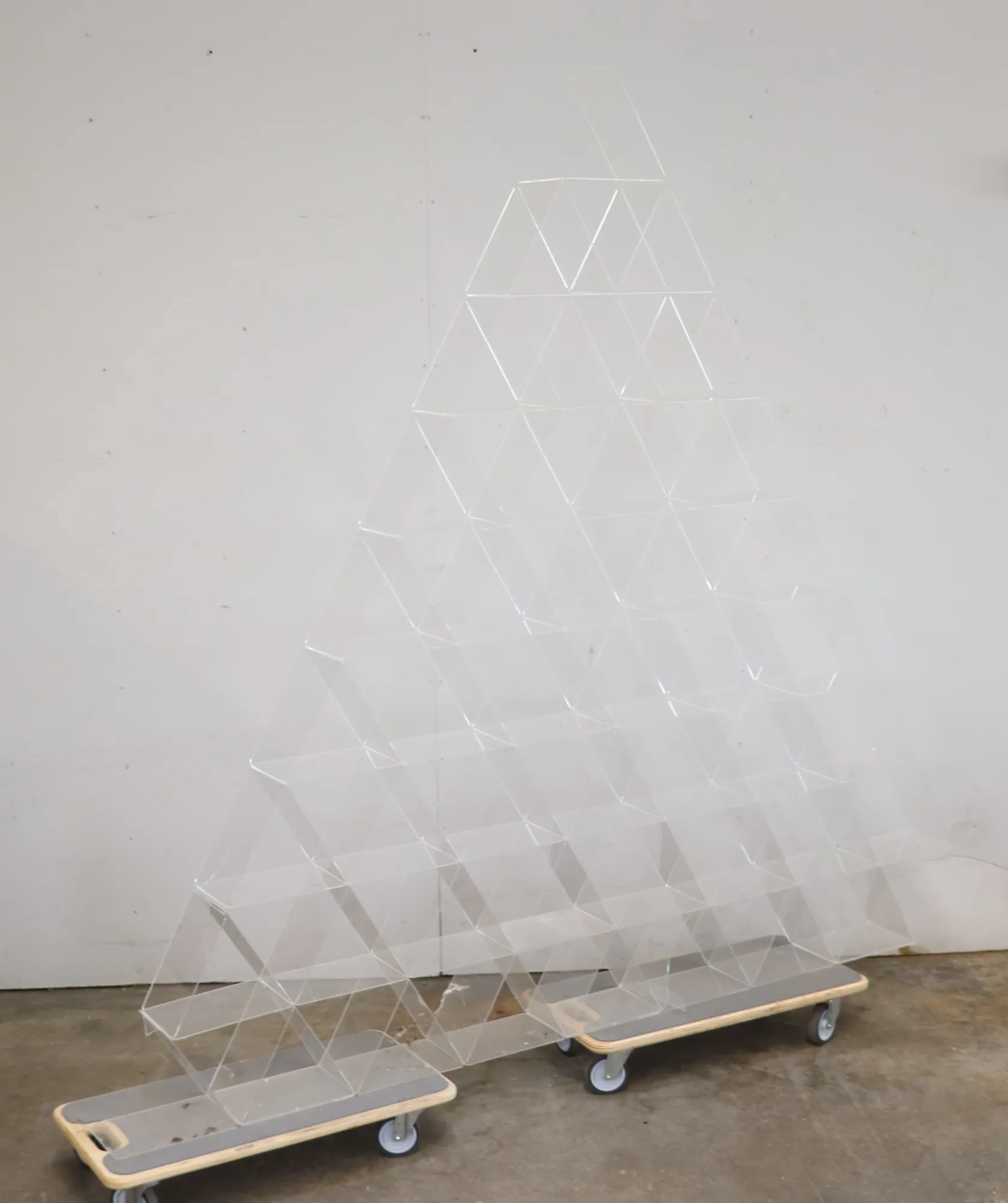 Birgitta Westberg Dahlström, una scultura in plexiglass.