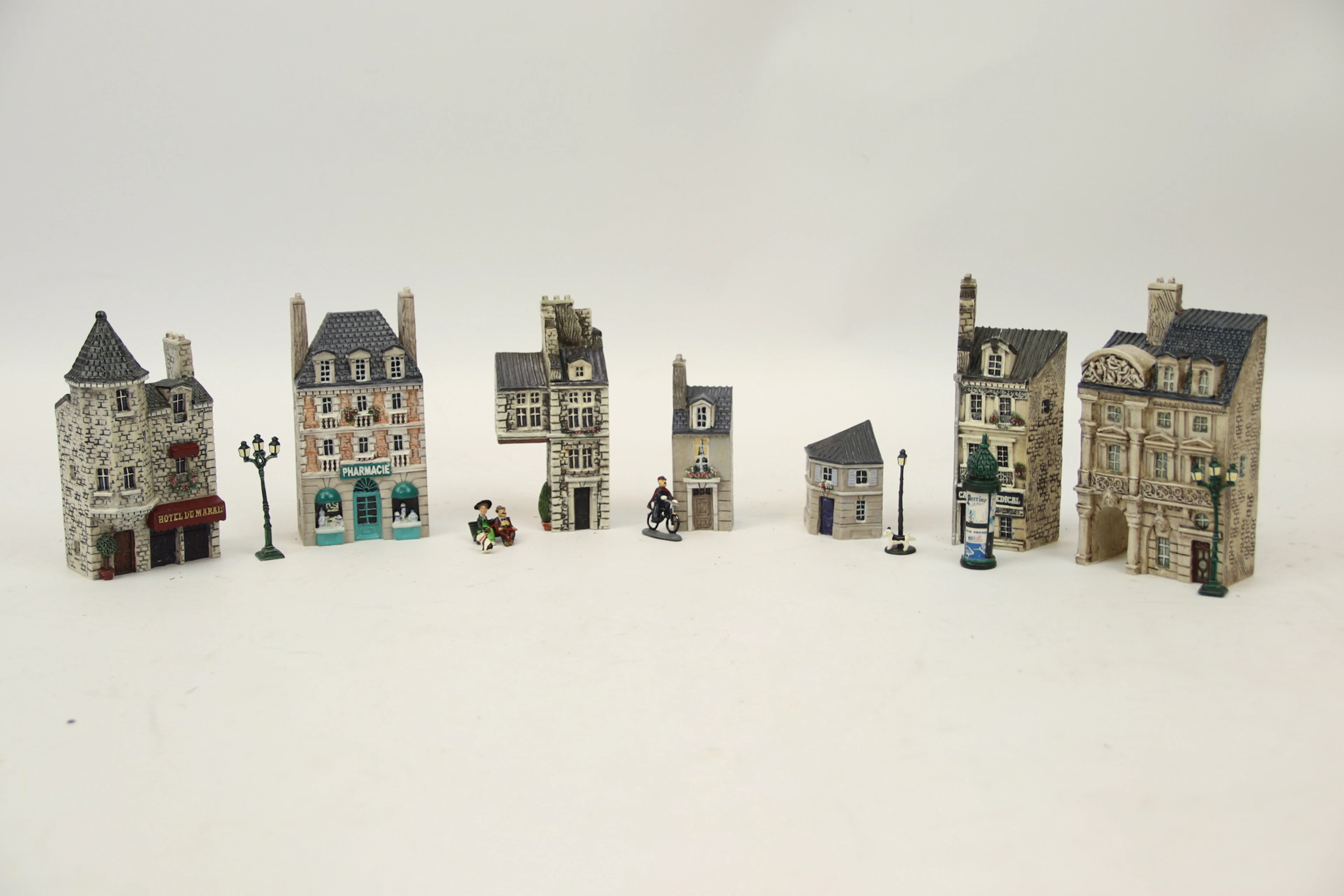 J. Carlton de Dominique Gault, miniaturas, 13 piezas, resina, pintado a mano.