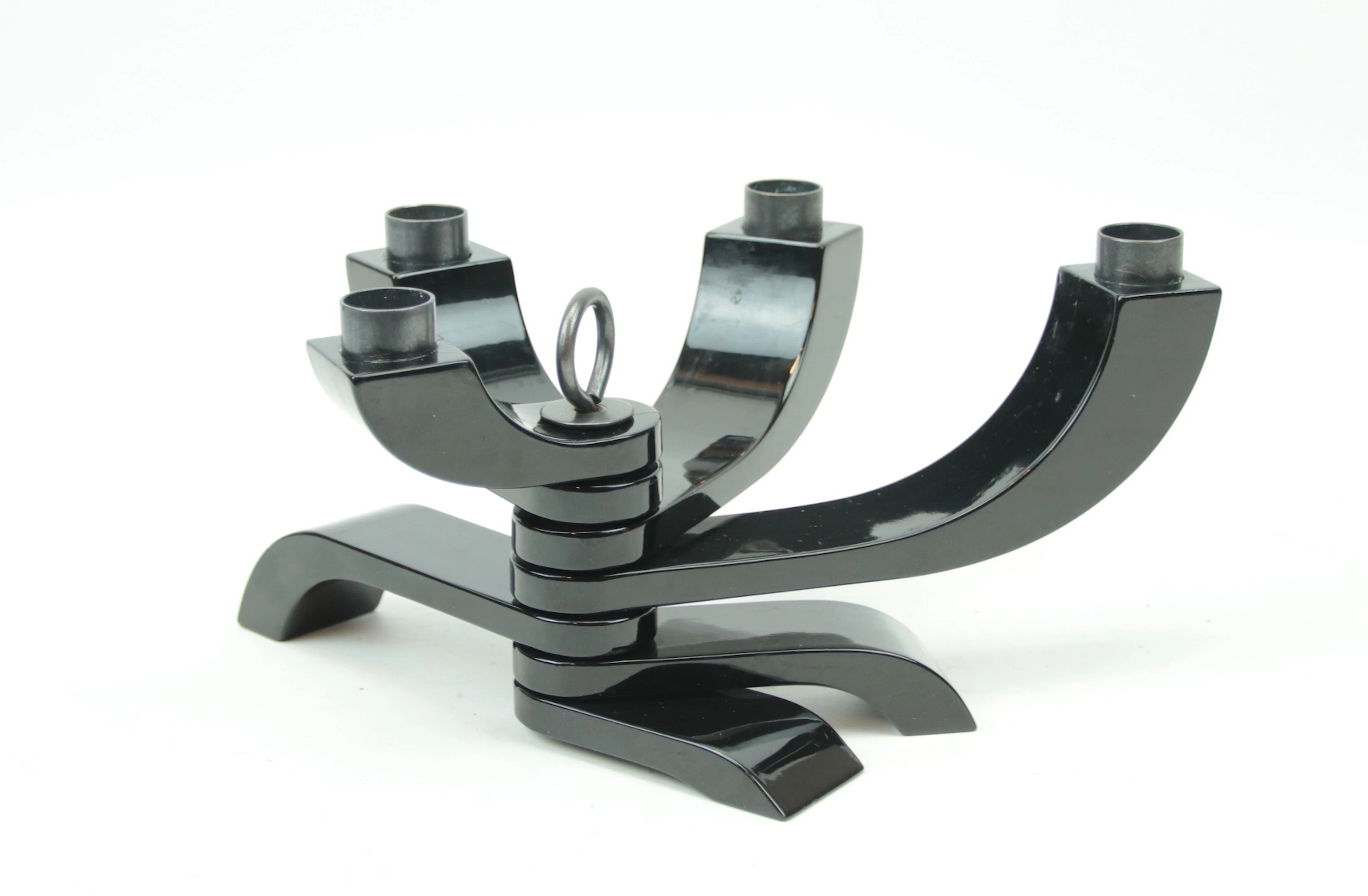 Jonas Grundell, un candelabro de madera, 4 brazos, "Nordic Light", Design House