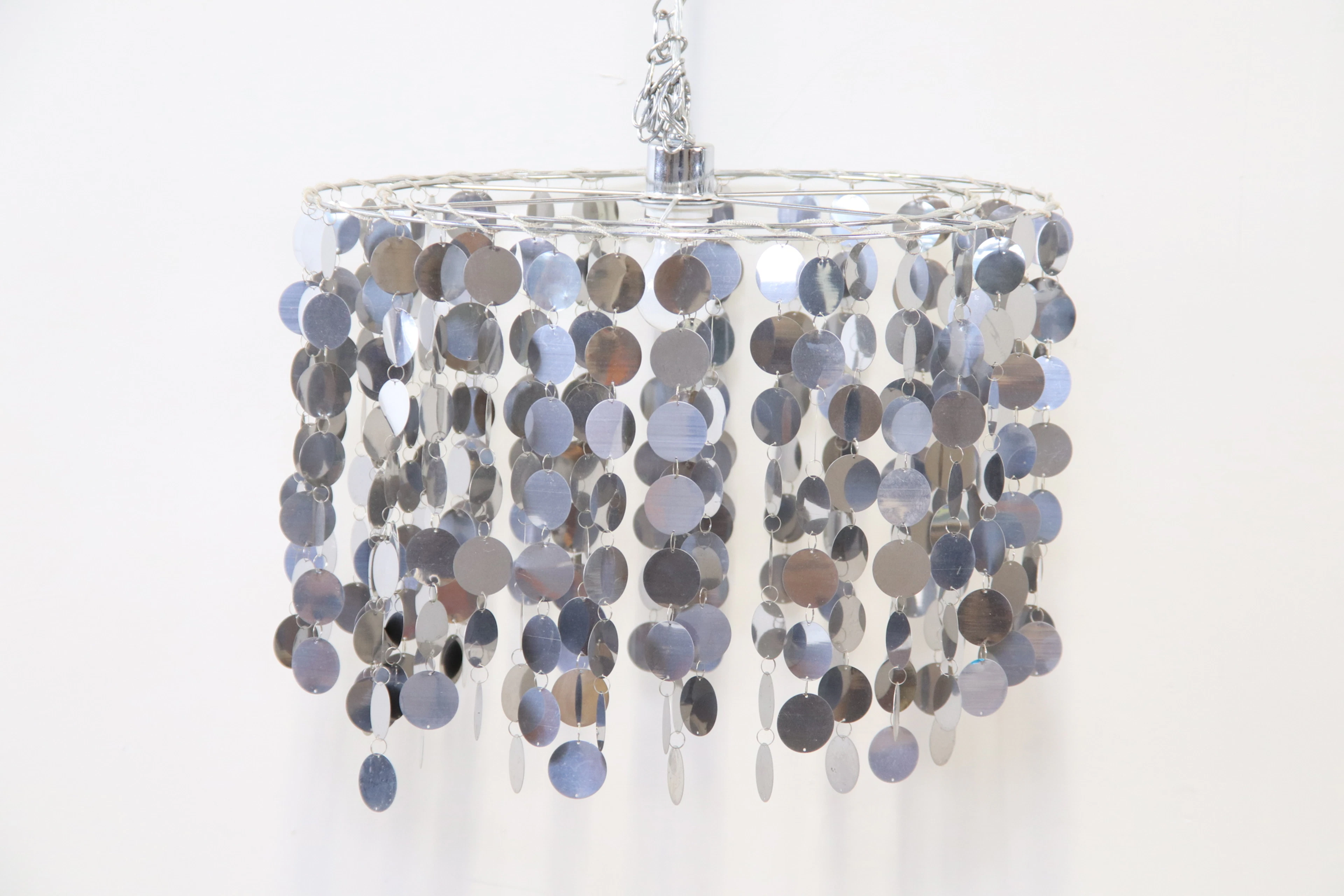Lampe de plafond, métal, modèle coquillage, contemporain.