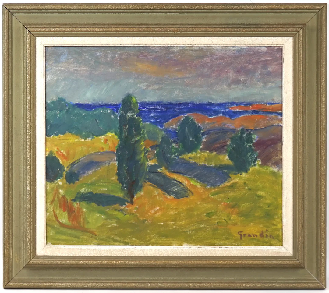 Svän Grandin, oil on canvas, signed.