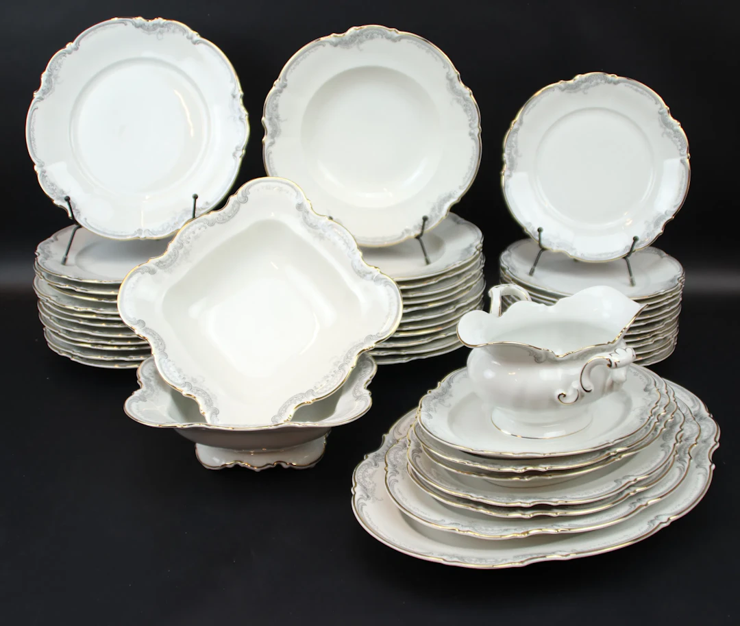 Dinnerware, 44 pieces, porcelain, Hutschenreuther Selb.