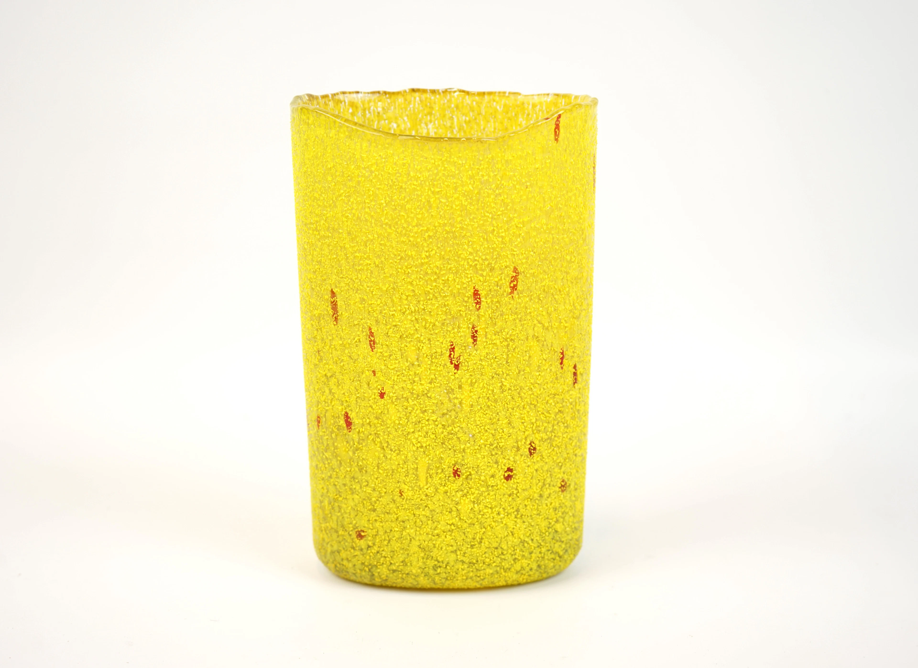 Bertil Vallien, un vaso di vetro, Artist Collection, Kosta Boda, firmato.