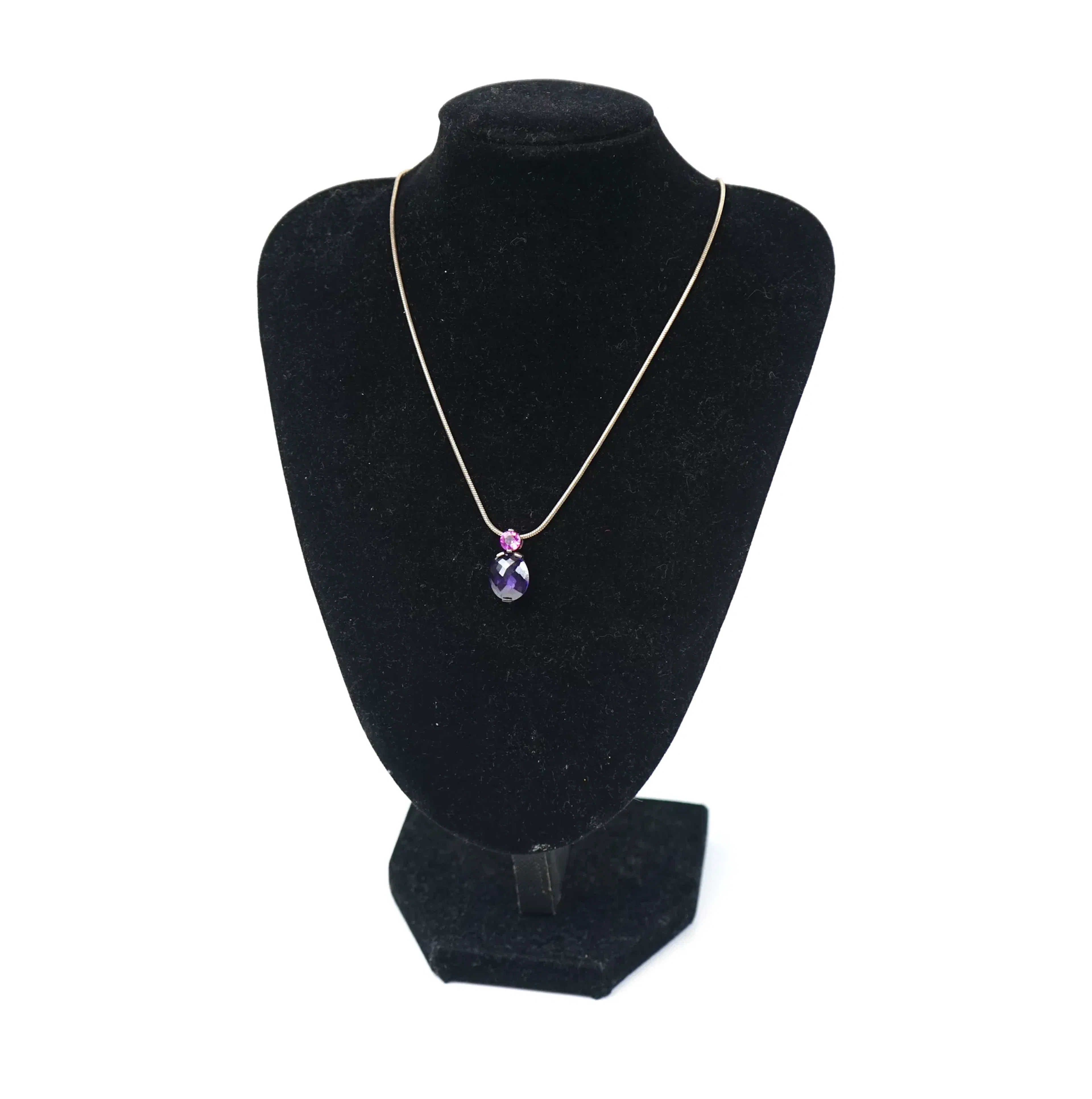 Thomas Sabo, a necklace, silver 925 with violet stones.