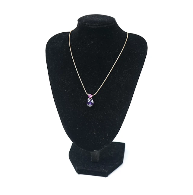 Thomas Sabo, a necklace, silver 925 with violet stones.