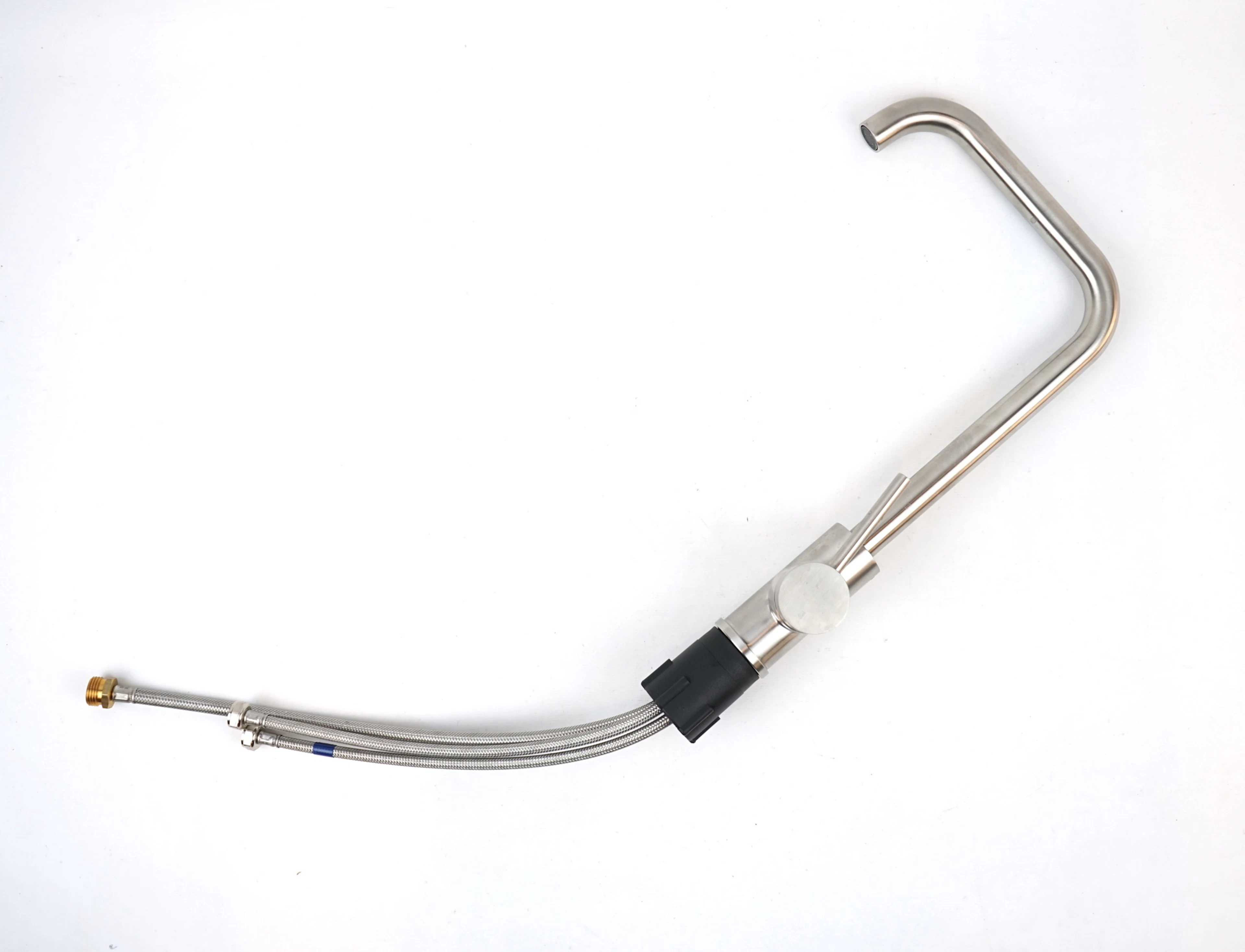 Rubinetto della cucina, acciaio inox.