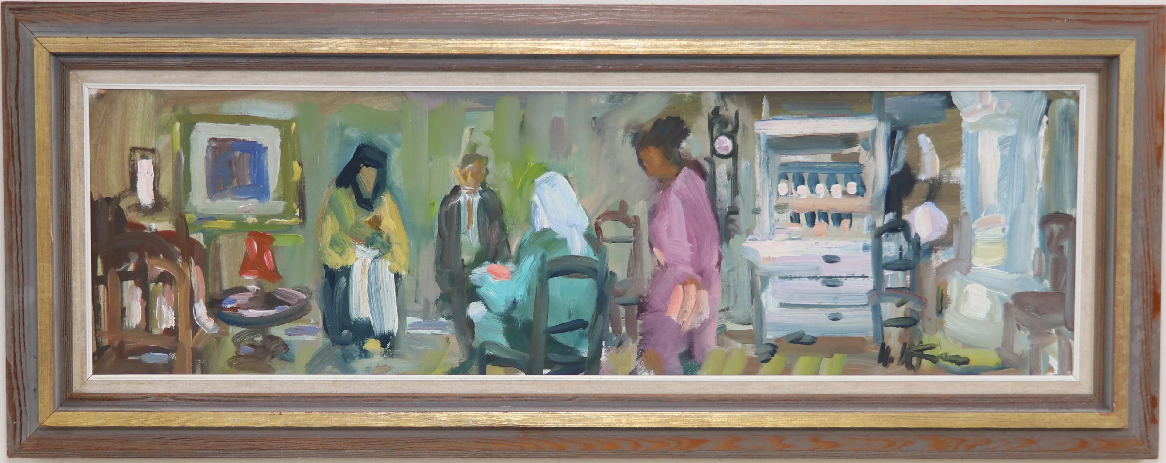 Uno Hubert Karlsson, olio su tela, firmato.
