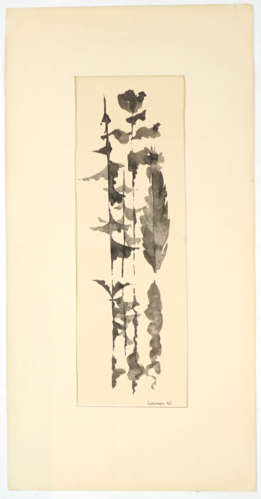 Gösta Calmeyer, a watercolour, signed, 1961.