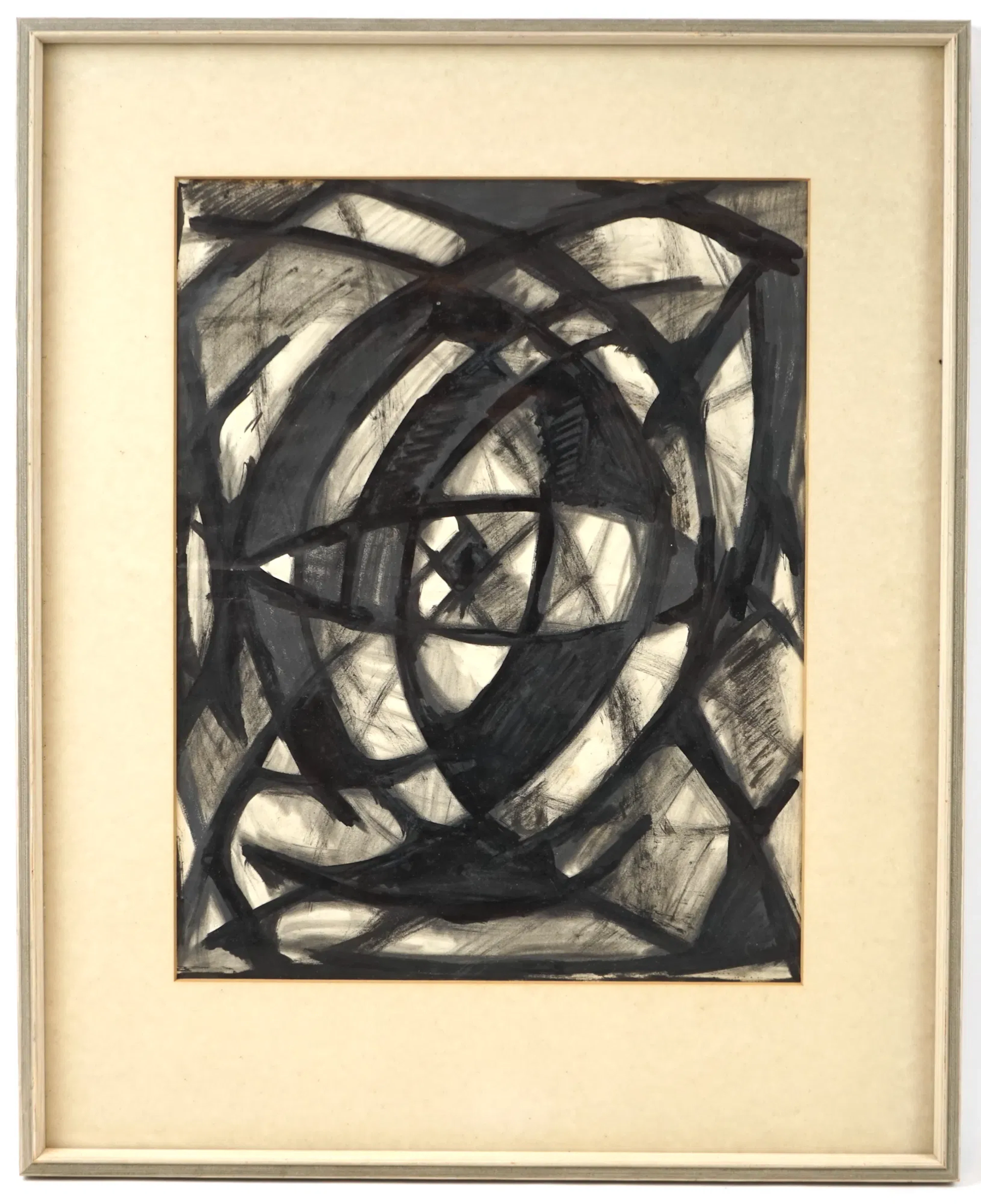 Olle Bonniér, tusch, signerad, 1950/60-tal.