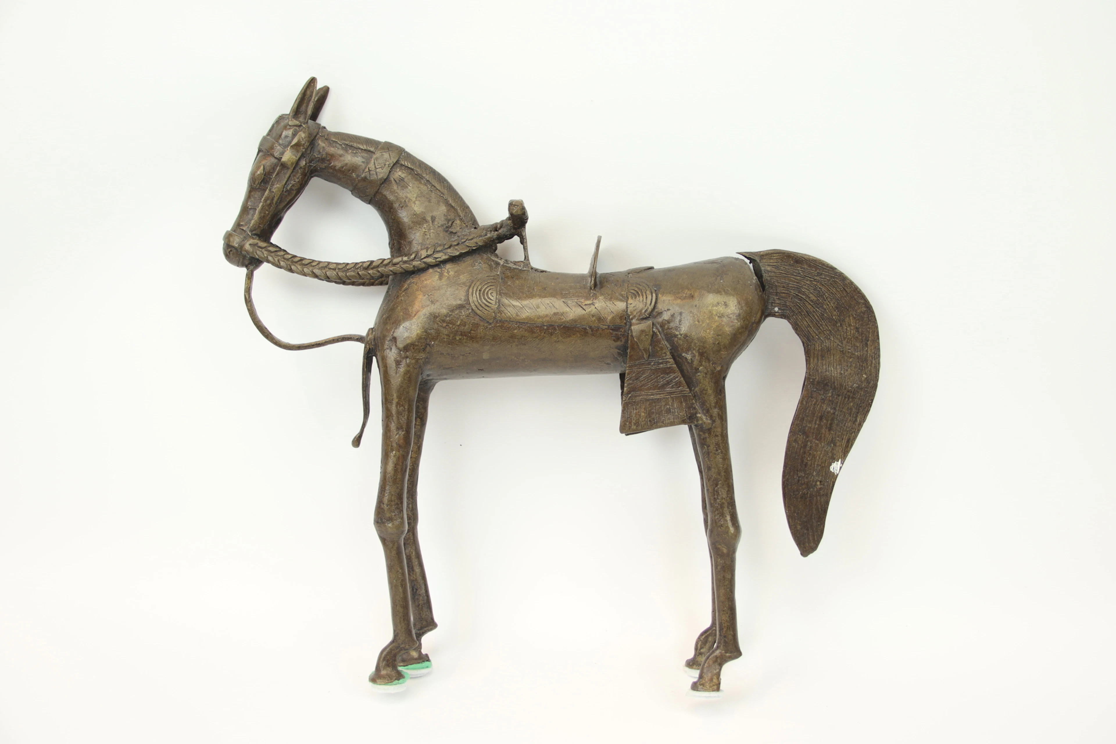 Escultura, caballo, bronce.