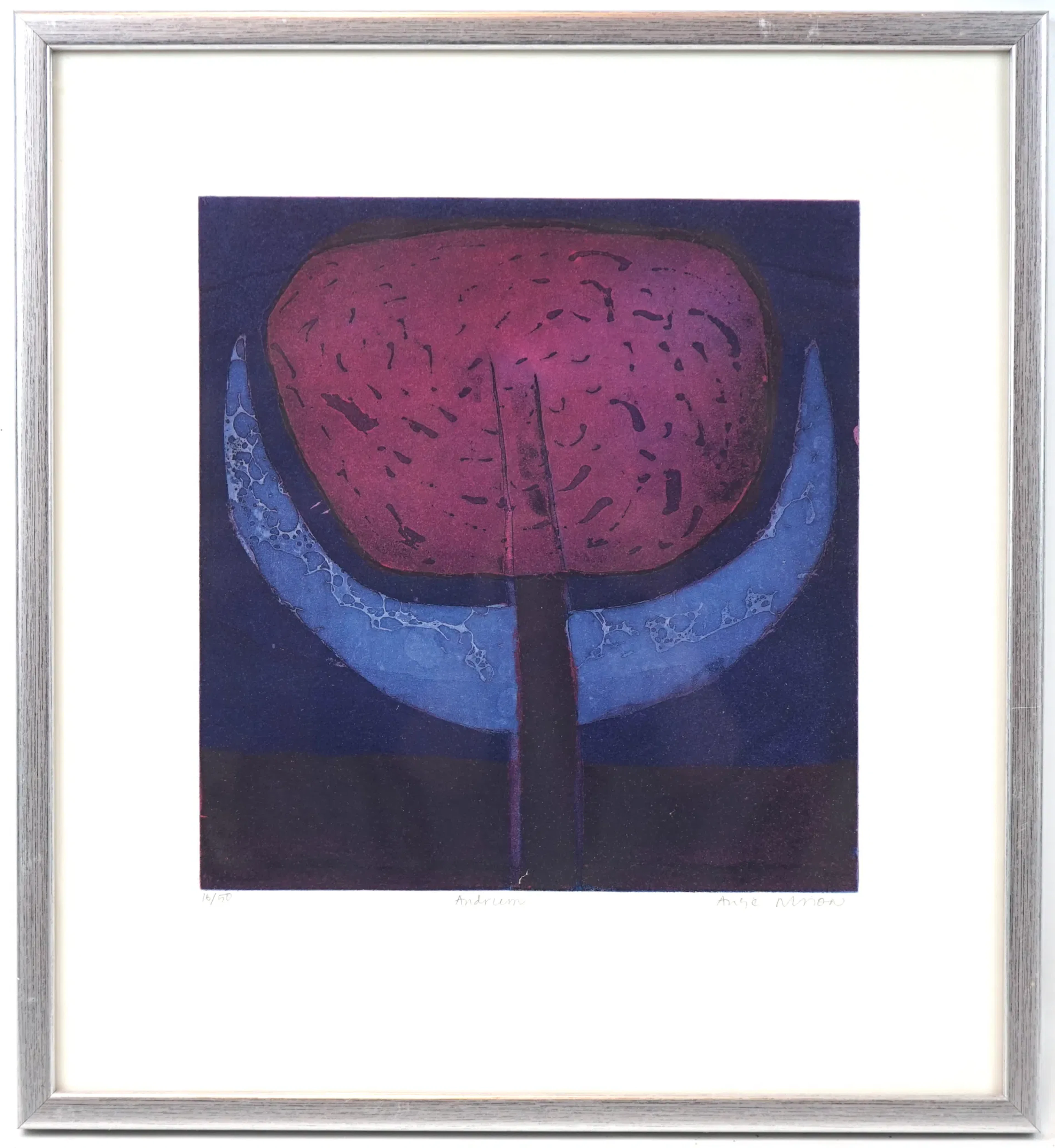 Antje Nilsson, ''Andrum'', lithograph 16/50, signed.