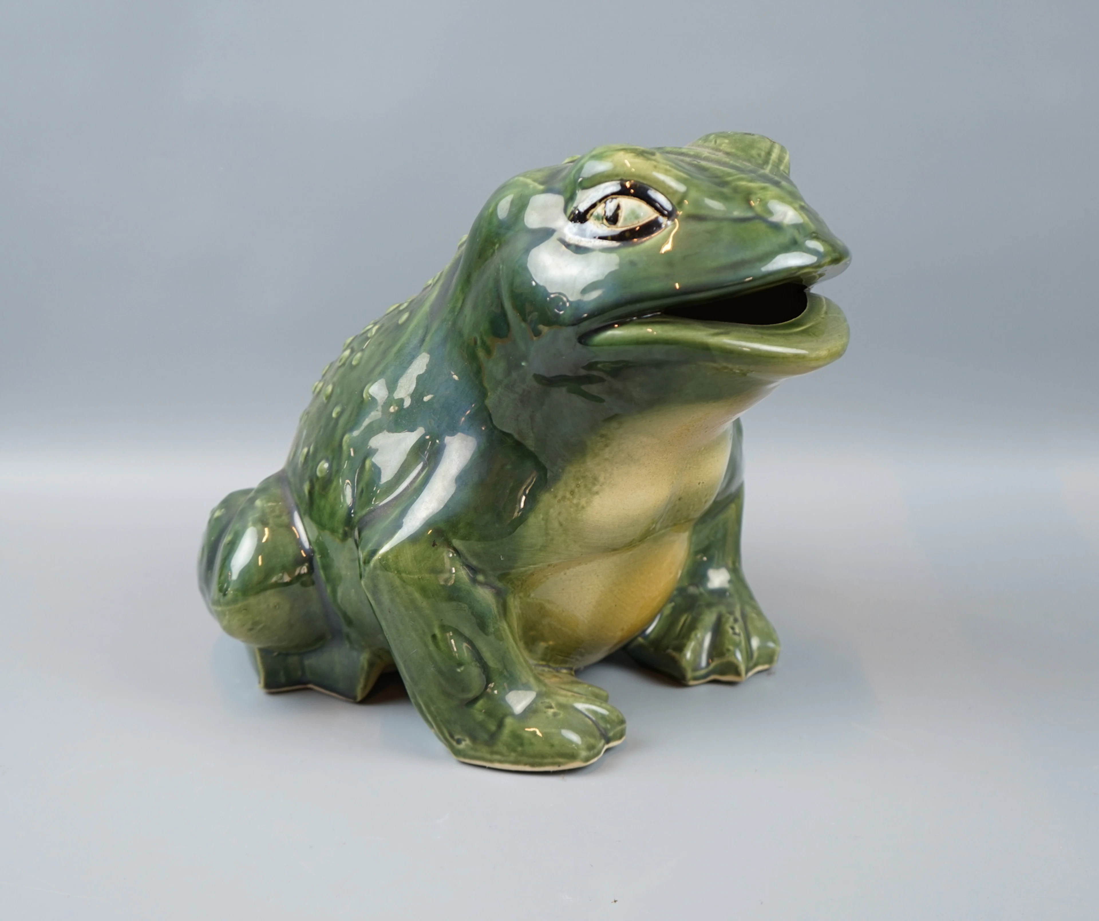Gartendekoration, Keramik, Frosch/Kröte.