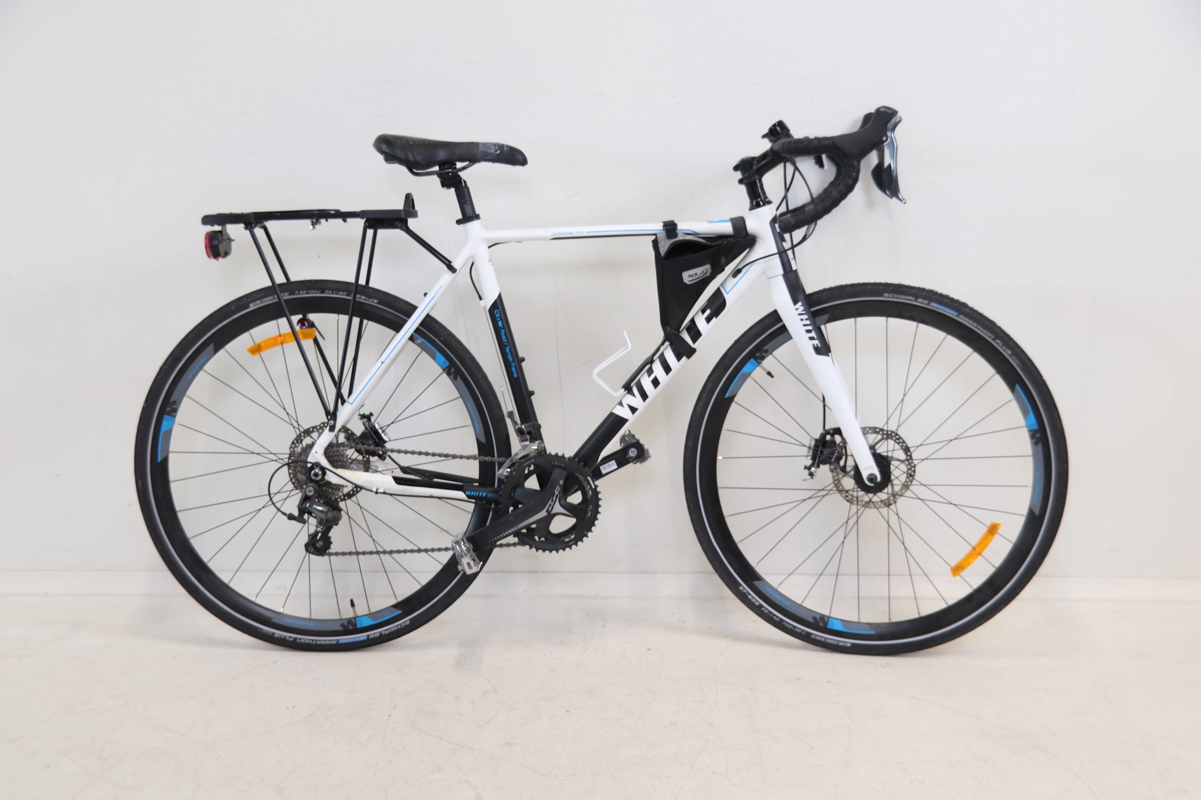 CycloCross-Motorrad, 28 Zoll, 20 Gang, weißer CXxW.