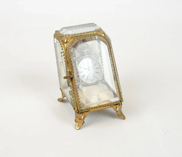 Pocket watch, women's, silver 800, with watch hide, Galonnié.