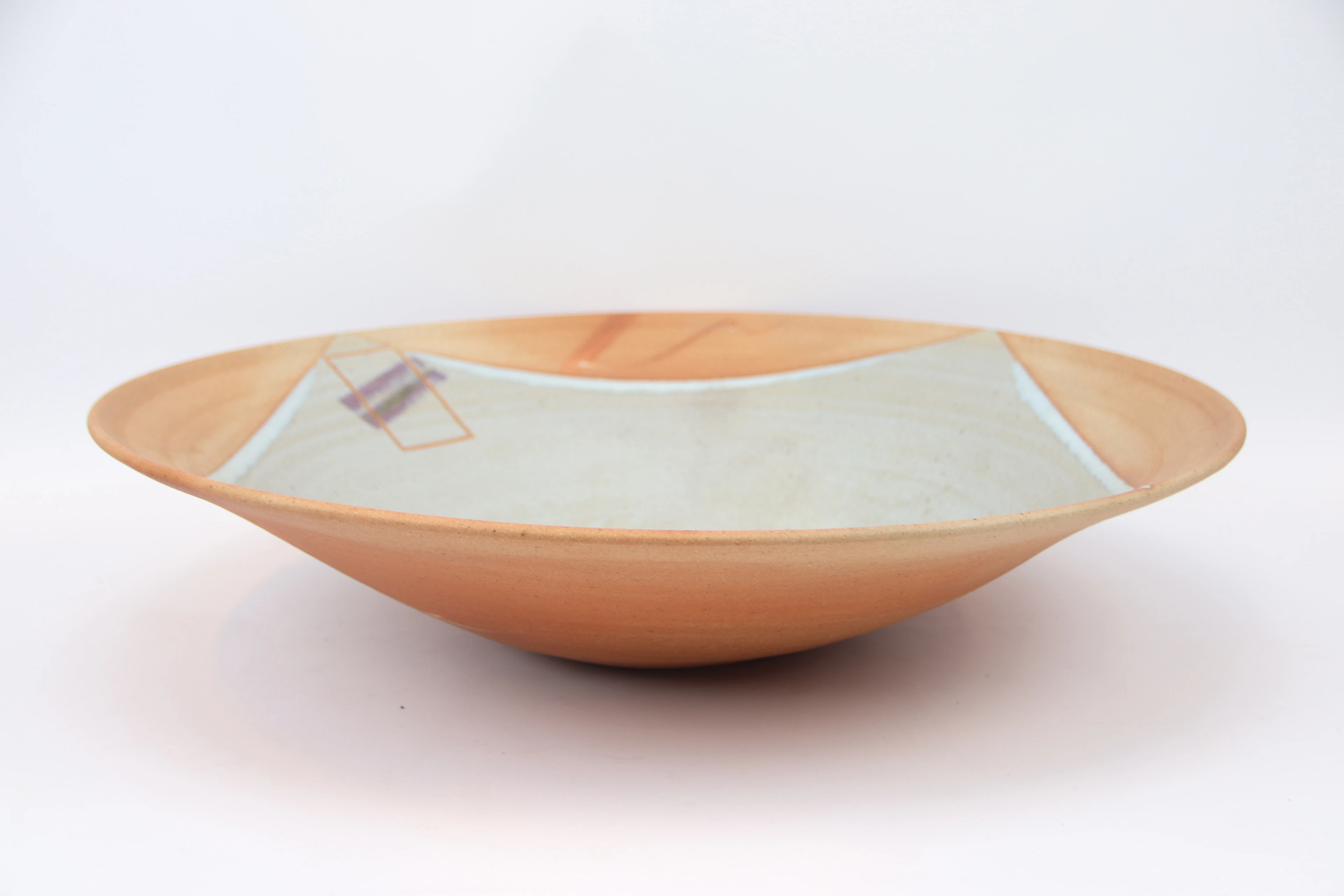 Thomas Drejare, eine Keramikschale, signierte.