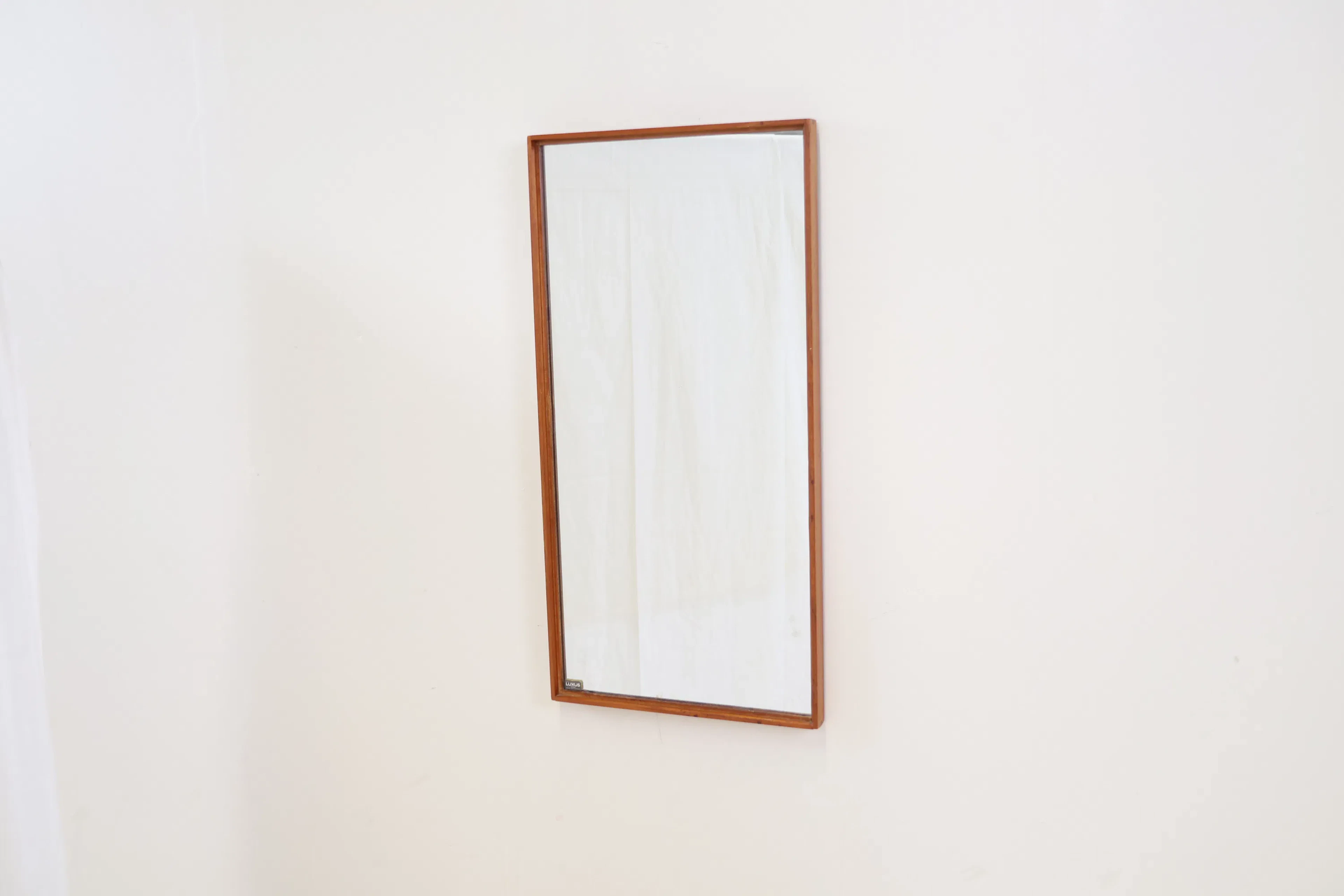 Mirror, teak, luxury.