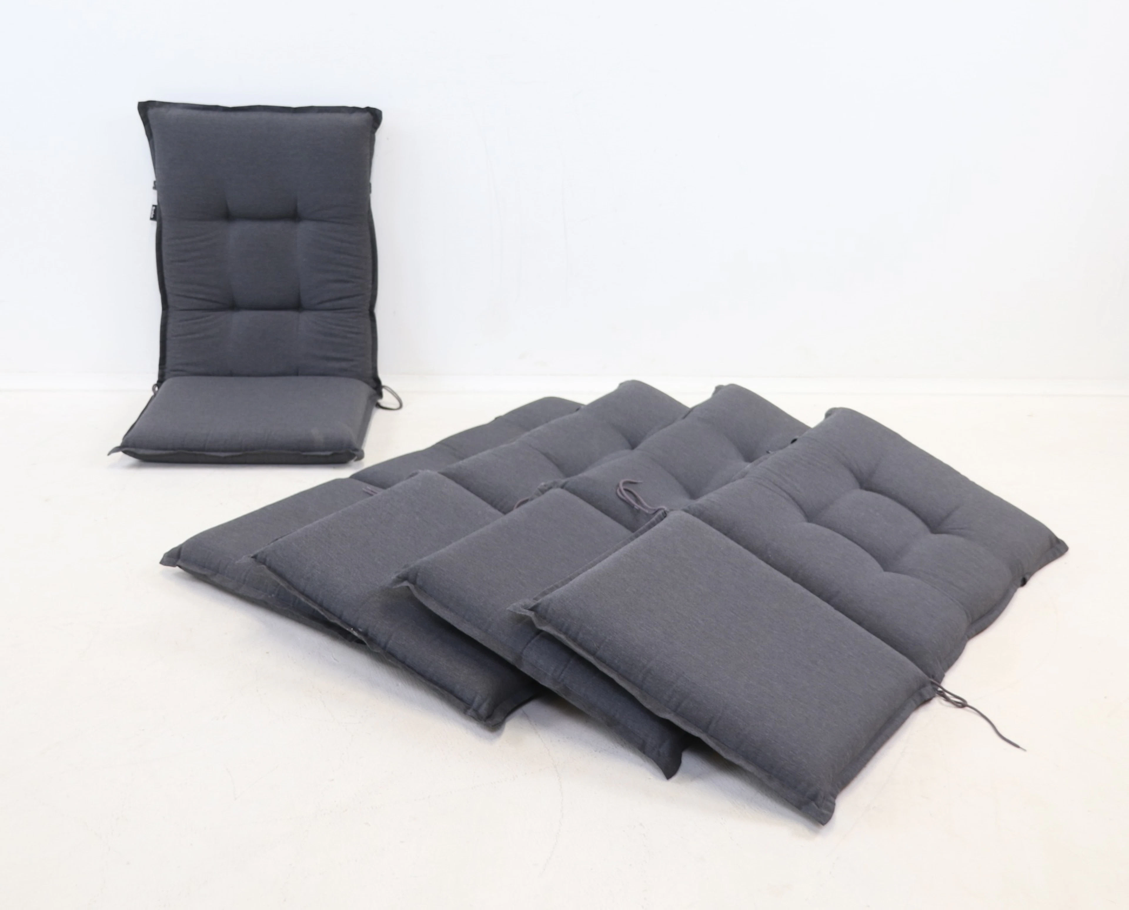 Chair cushions, 5 pcs, textile, Brafab.