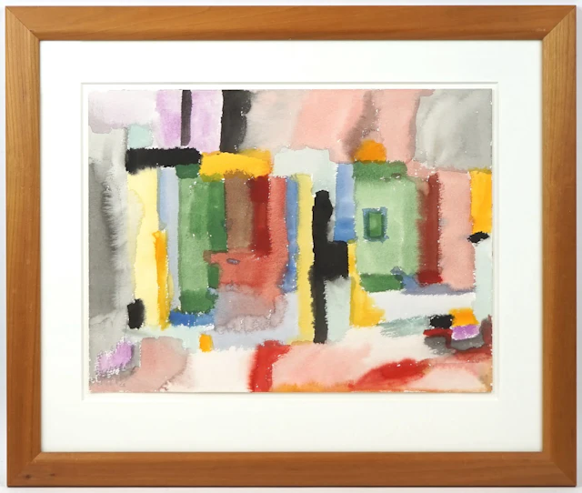 Carl Sandell, Aquarell, monogramm-signiert.