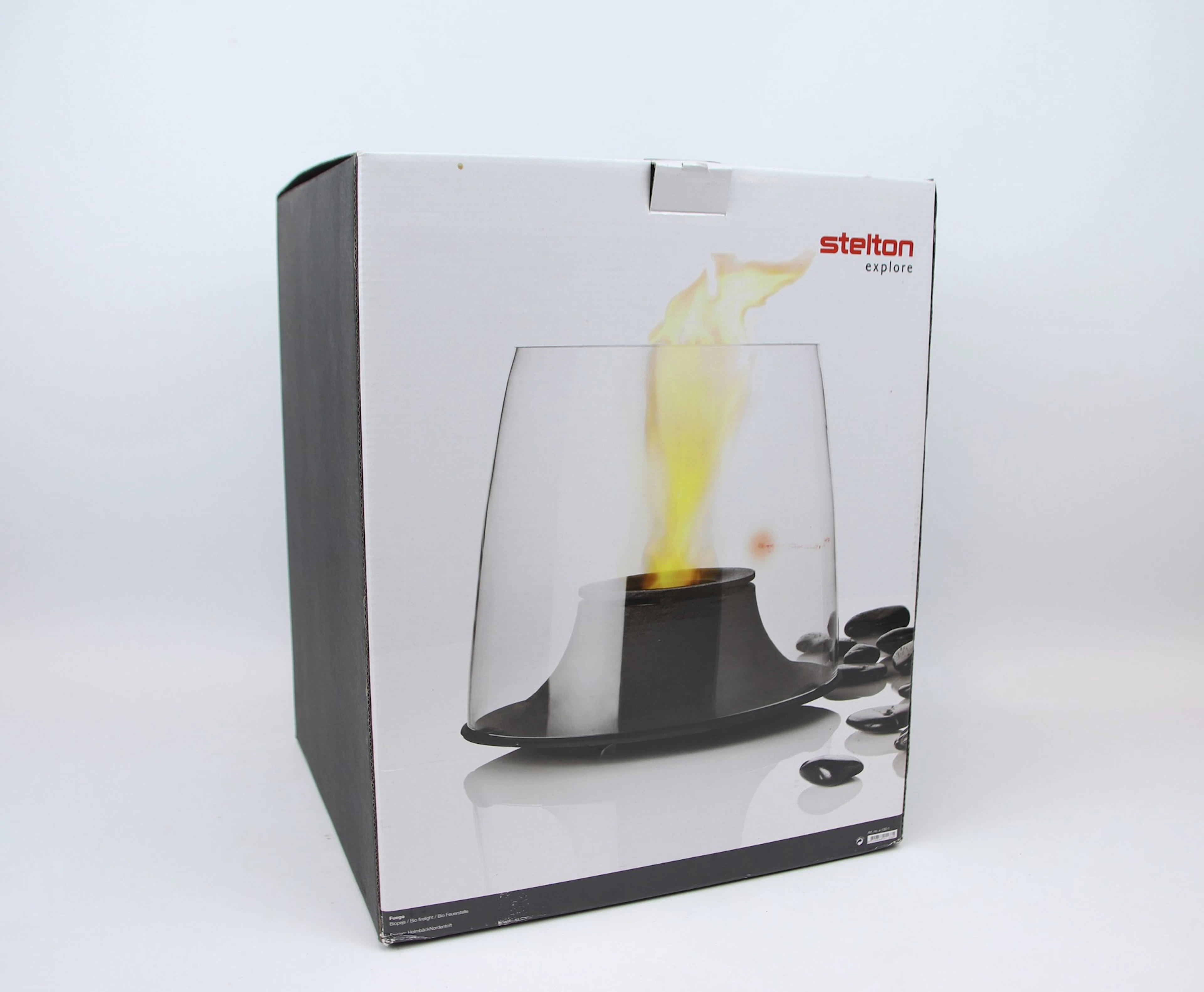 Outdoor Bio-Kamin, Gusseisen/Glas, Fuego, Stelton.