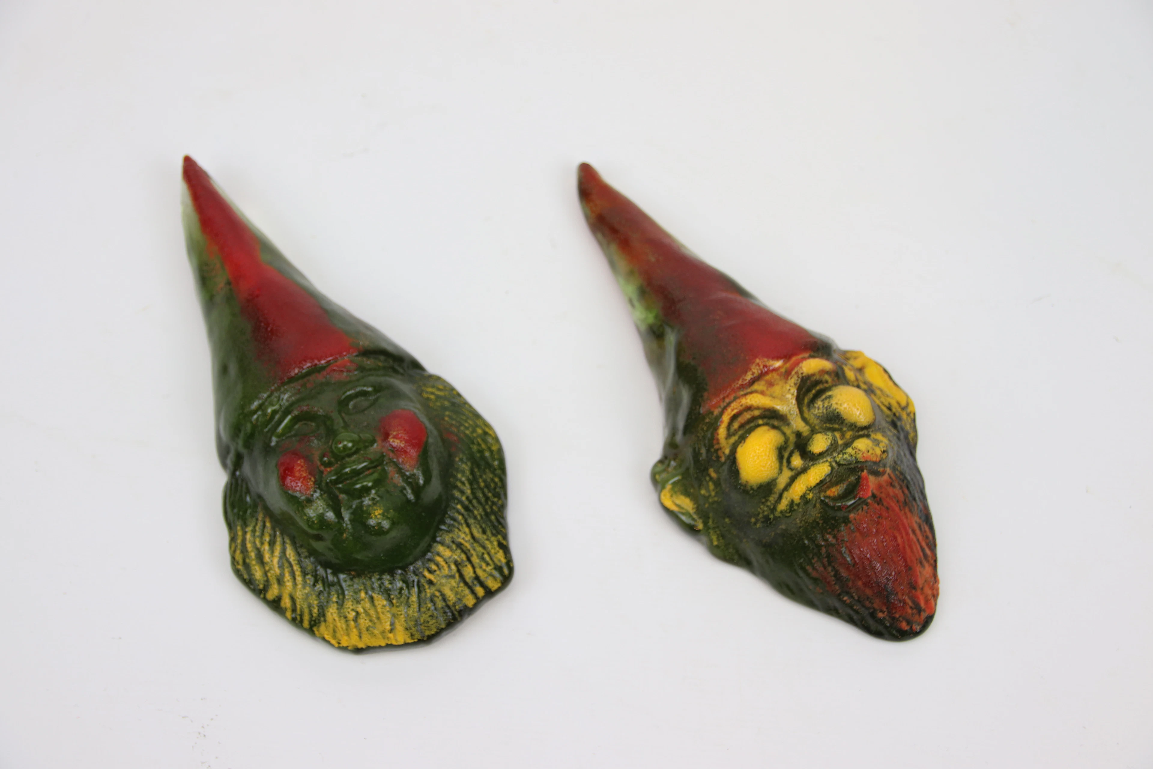 Kjell Engman, 2 glass wall sculptures, signed, Kosta Boda.