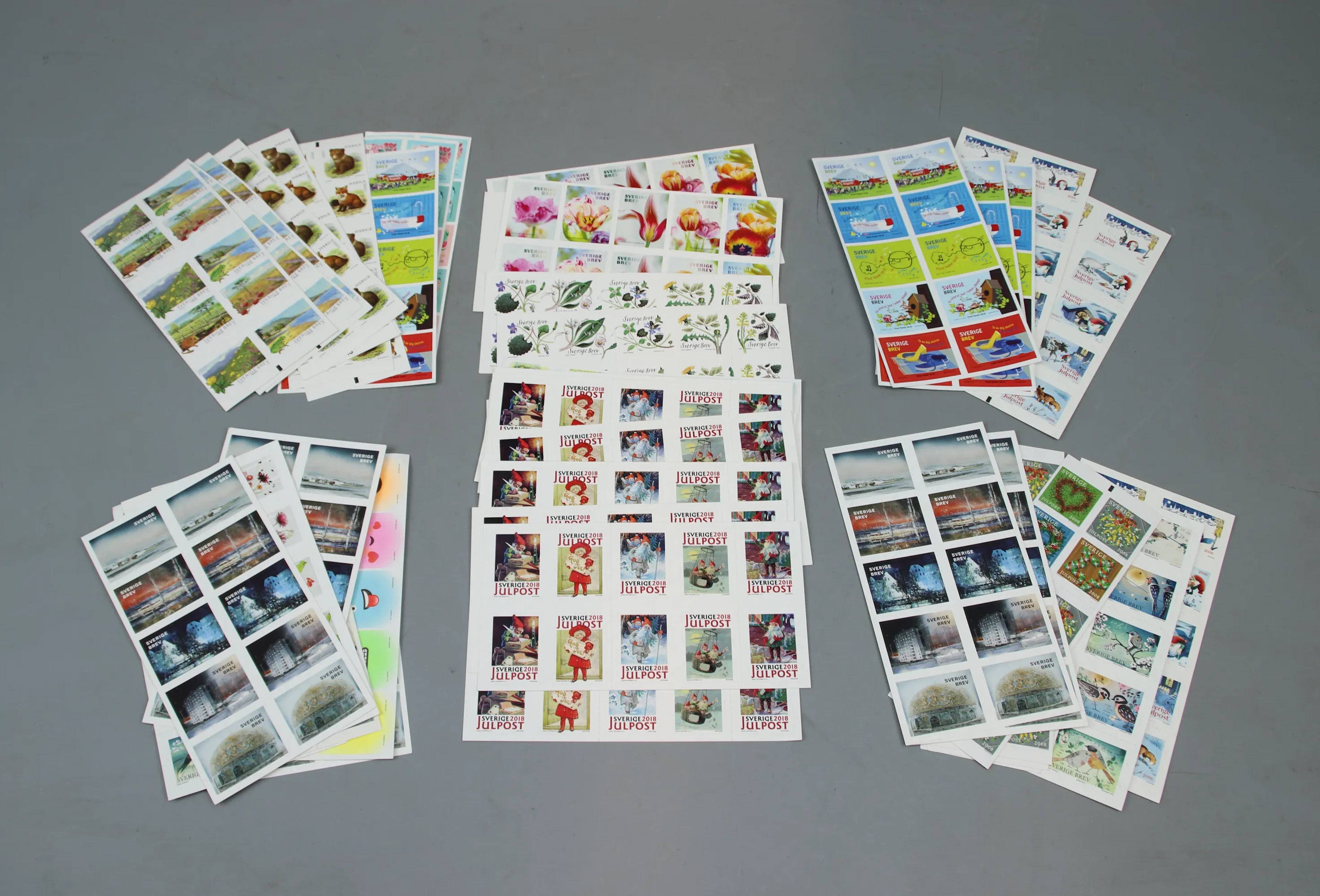 Francobolli letterali, 500 pezzi da 22 SEK, francobolli postali, inclusi francobolli letterali per la posta natalizia.