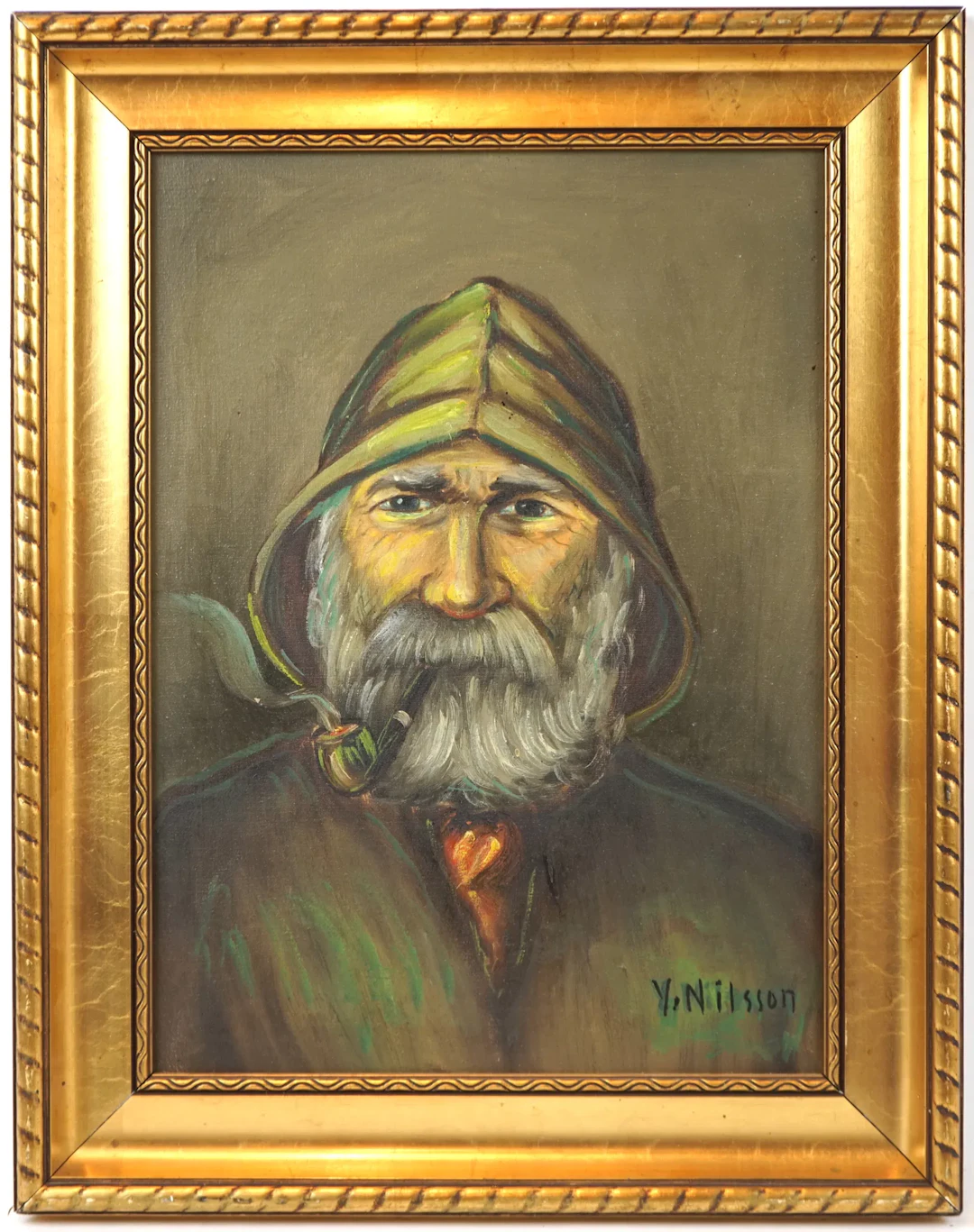 Artista non identificato, olio su tela, firmato Yngve Nilsson.